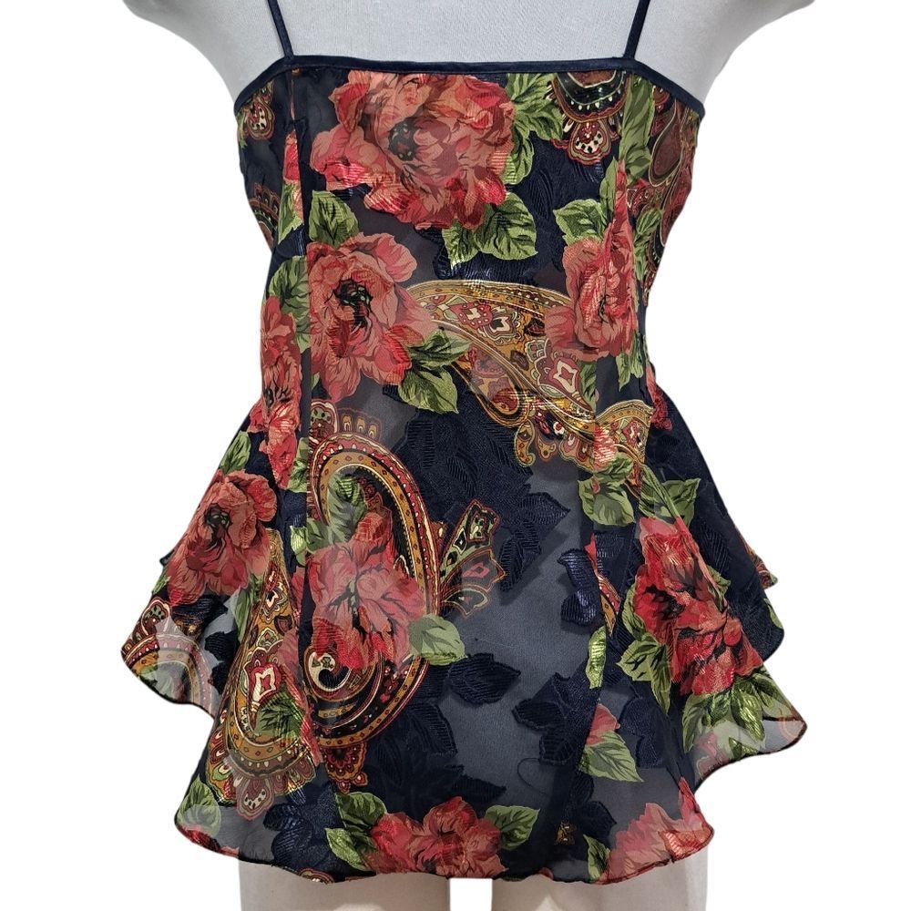 Victoria's Secret Vintage Victoria's Secret Floral Intimates Y2K Bodysuit Smal Size S / US 4 / IT 40 - 7 Thumbnail