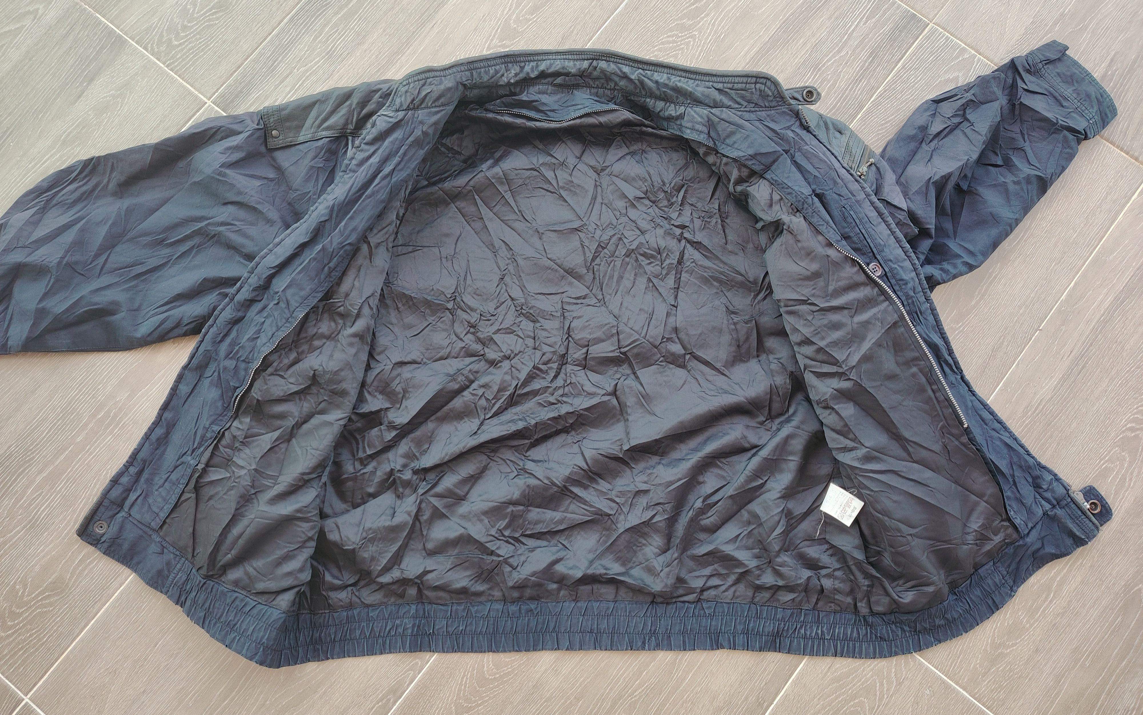 Designer × Vintage Vintage Arte Lusso PVC Leather Strip Zipper Rider Jacket Size US M / EU 48-50 / 2 - 8 Thumbnail