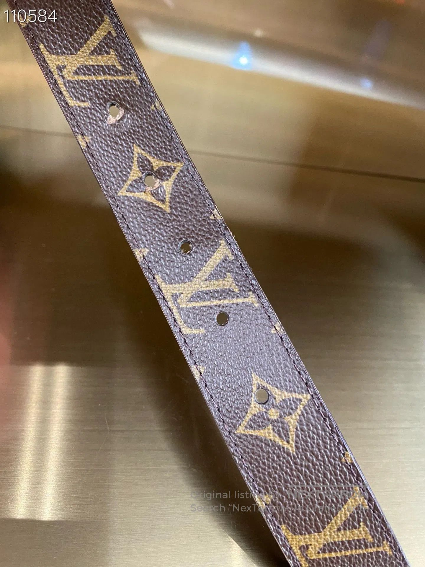 Louis Vuitton Louis Vuitton Monogram Belt. Size ONE SIZE - 4 Thumbnail