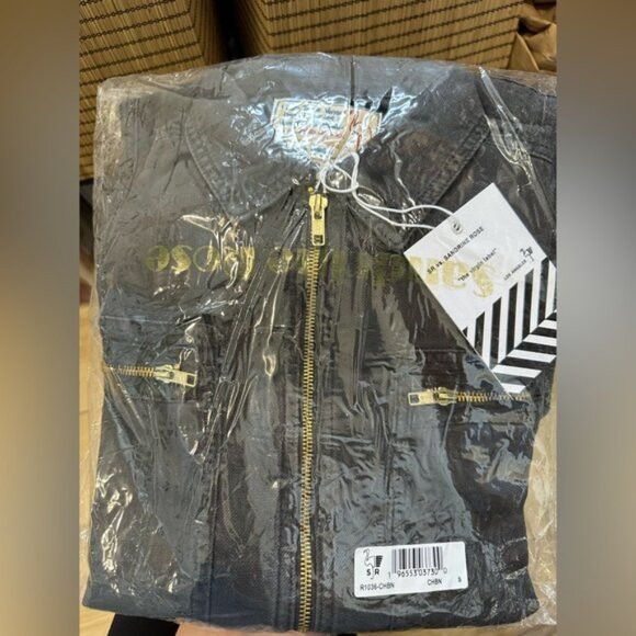 Free People SANDRINE ROSE x FREE PEOPLE BLACK & GOLD JUMPSUIT Size 28" / US 6 / IT 42 - 5 Thumbnail