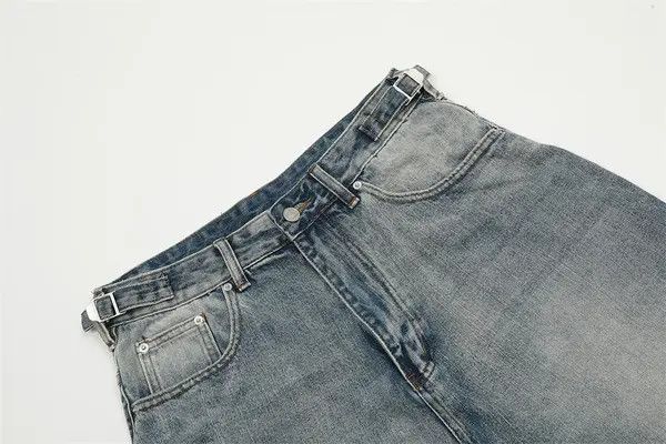 VIBE American street loose casual wide-leg ripped denim shorts Size US 32 / EU 48 - 4 Thumbnail