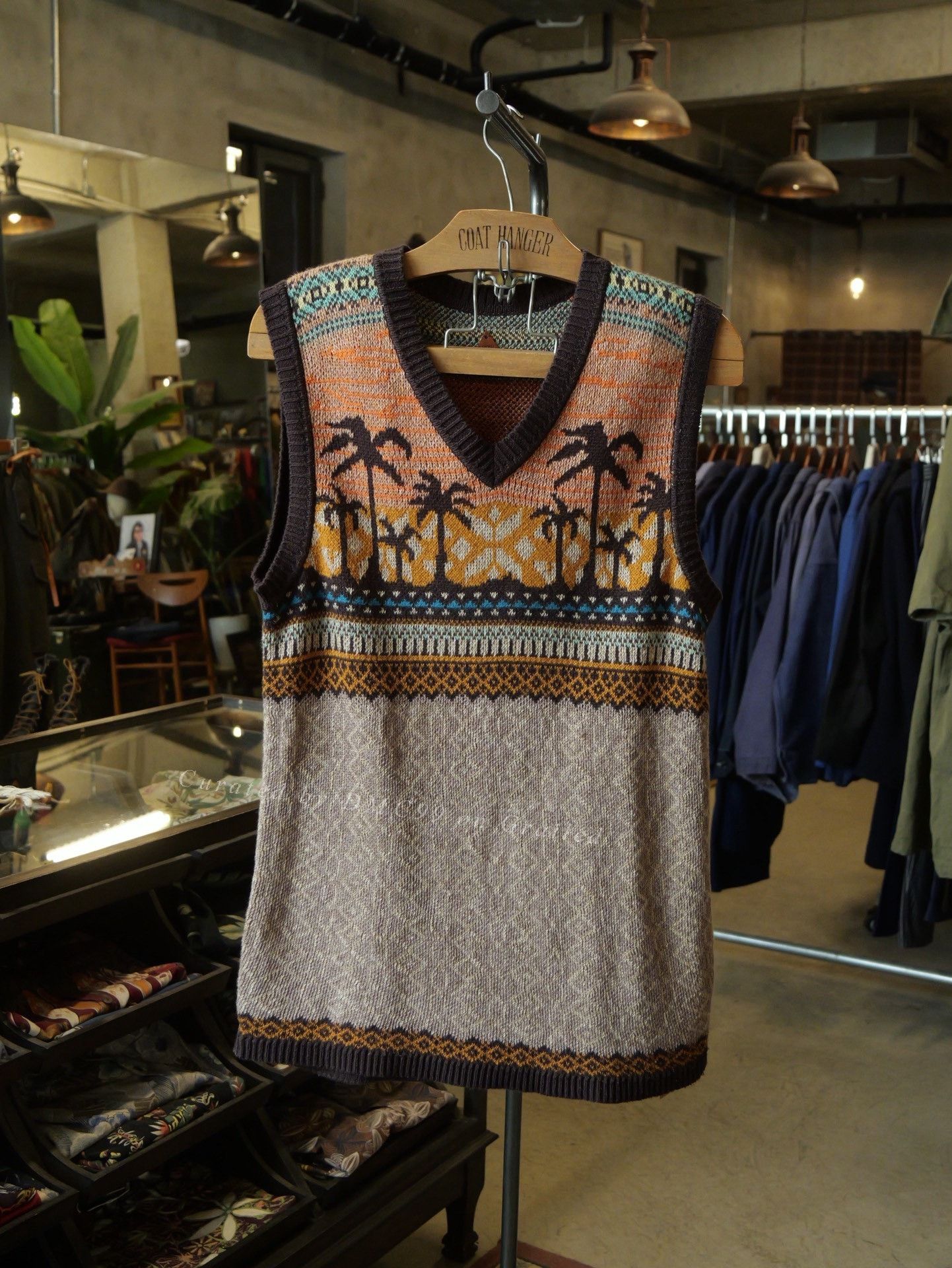 Kapital Kapital Coconut Tree Knit Vest Size L / US 10 / IT 46 - 1 Thumbnail