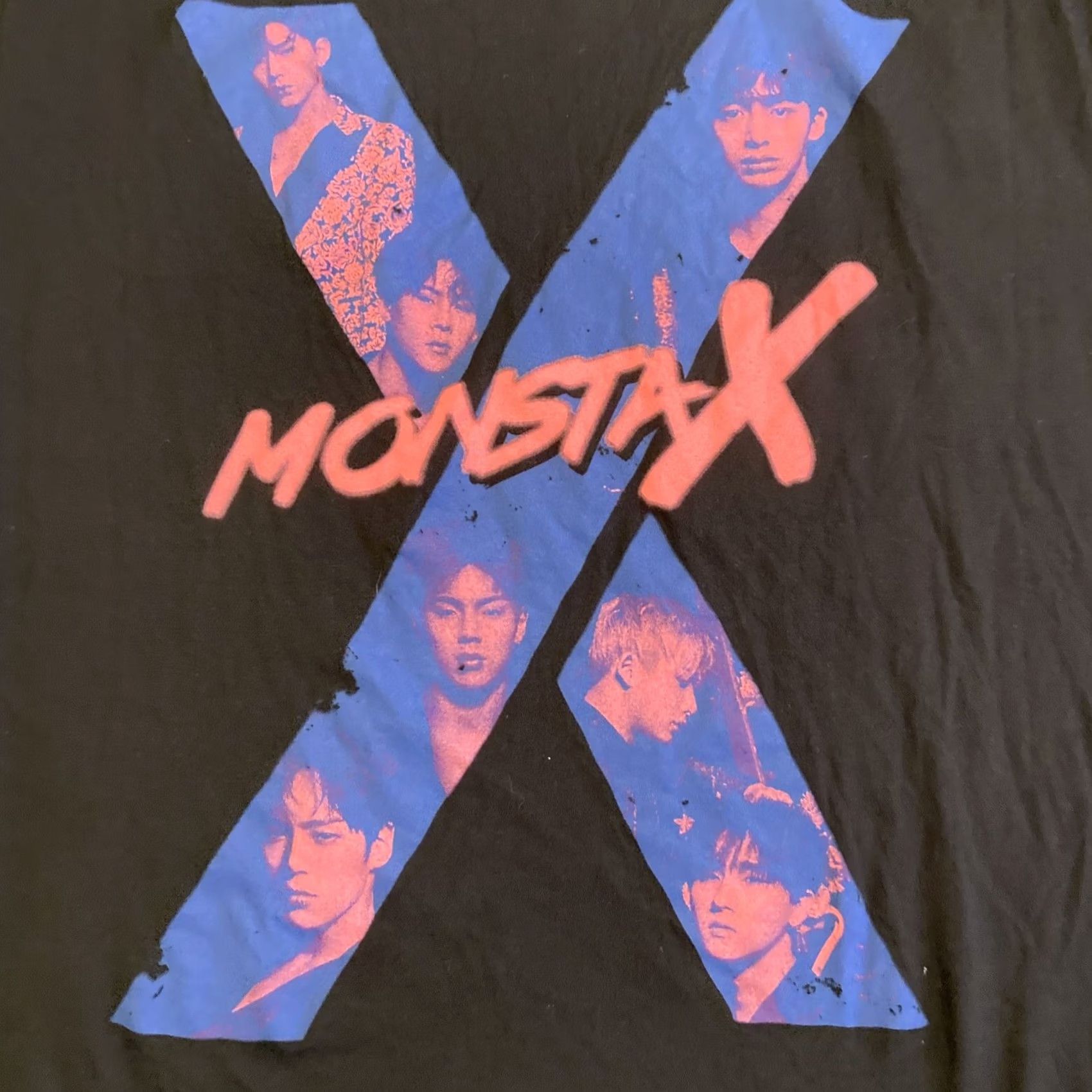 Vintage MonstaX Starship Entertainment KPOP Hashtag T-Shirt Black Men's XL Size US XL / EU 56 / 4 - 2 Thumbnail