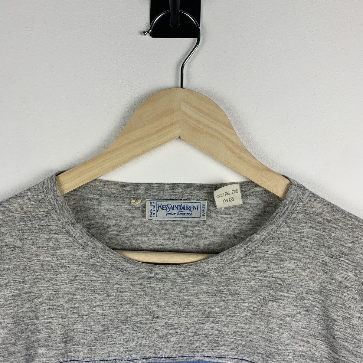 Yves Saint Laurent Vintage Yves Saint Laurent T-Shirt Short Sleeve Luxury Size US L / EU 52-54 / 3 - 7 Thumbnail
