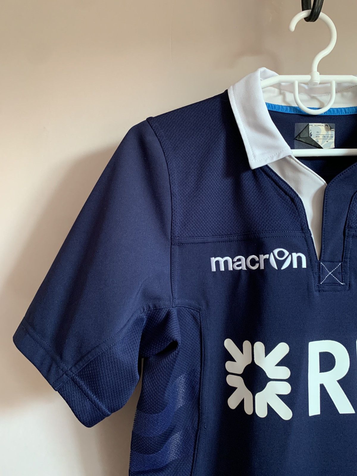 Macron Scotland Home Rugby Union Shirt Macron Jersey Size M Size US M / EU 48-50 / 2 - 4 Thumbnail