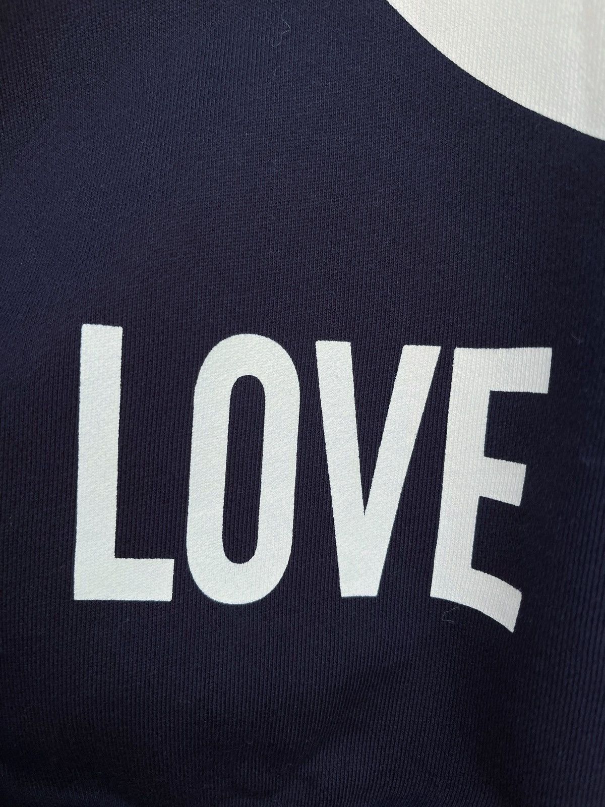 Moschino Love Moschino Peace Logo Sweatshirt Navy Blue Size M 100% Size US M / EU 48-50 / 2 - 5 Thumbnail