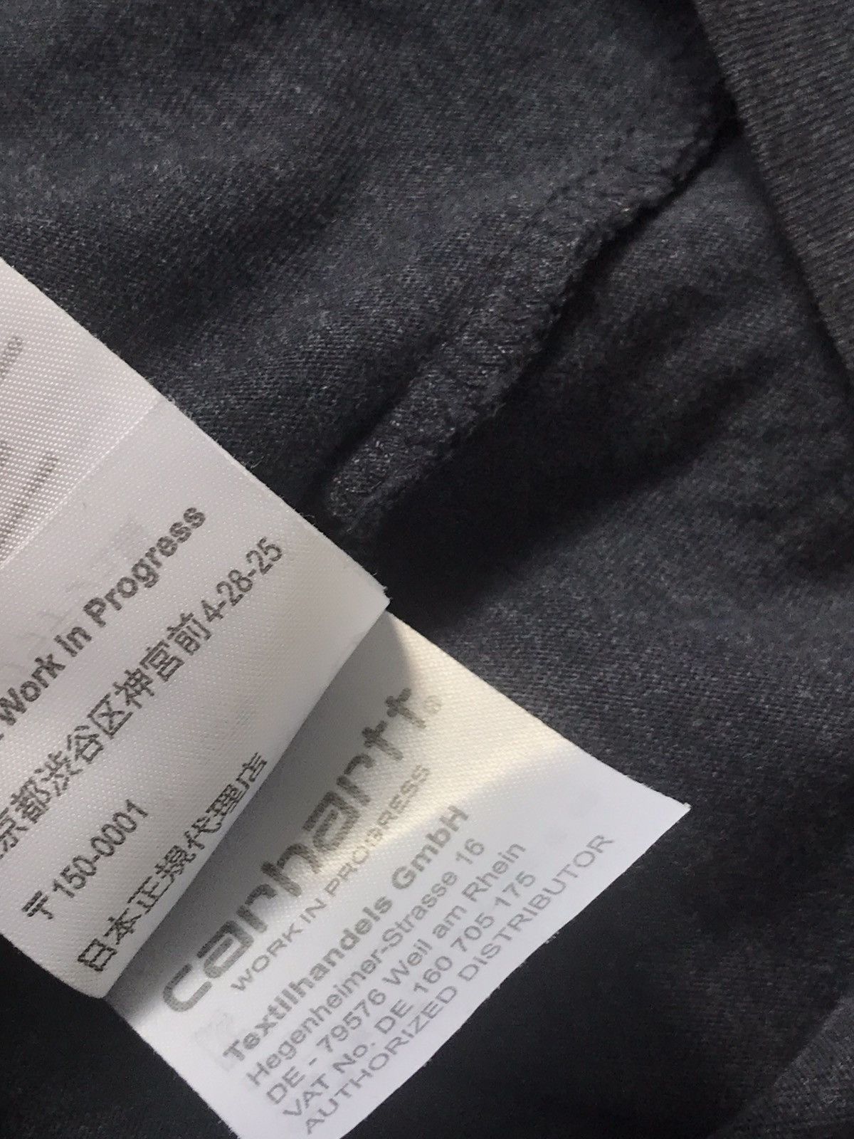 Carhartt Carhartt streetwear pocket logo long sleeve shirt grey Size US S / EU 44-46 / 1 - 7 Thumbnail