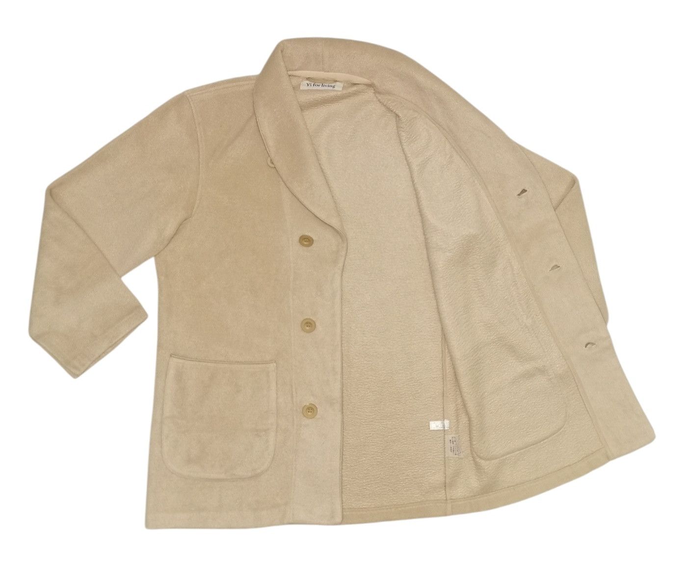 Yohji Yamamoto Yohji Yamamoto Fleece Jacket Size US S / EU 44-46 / 1 - 9 Thumbnail
