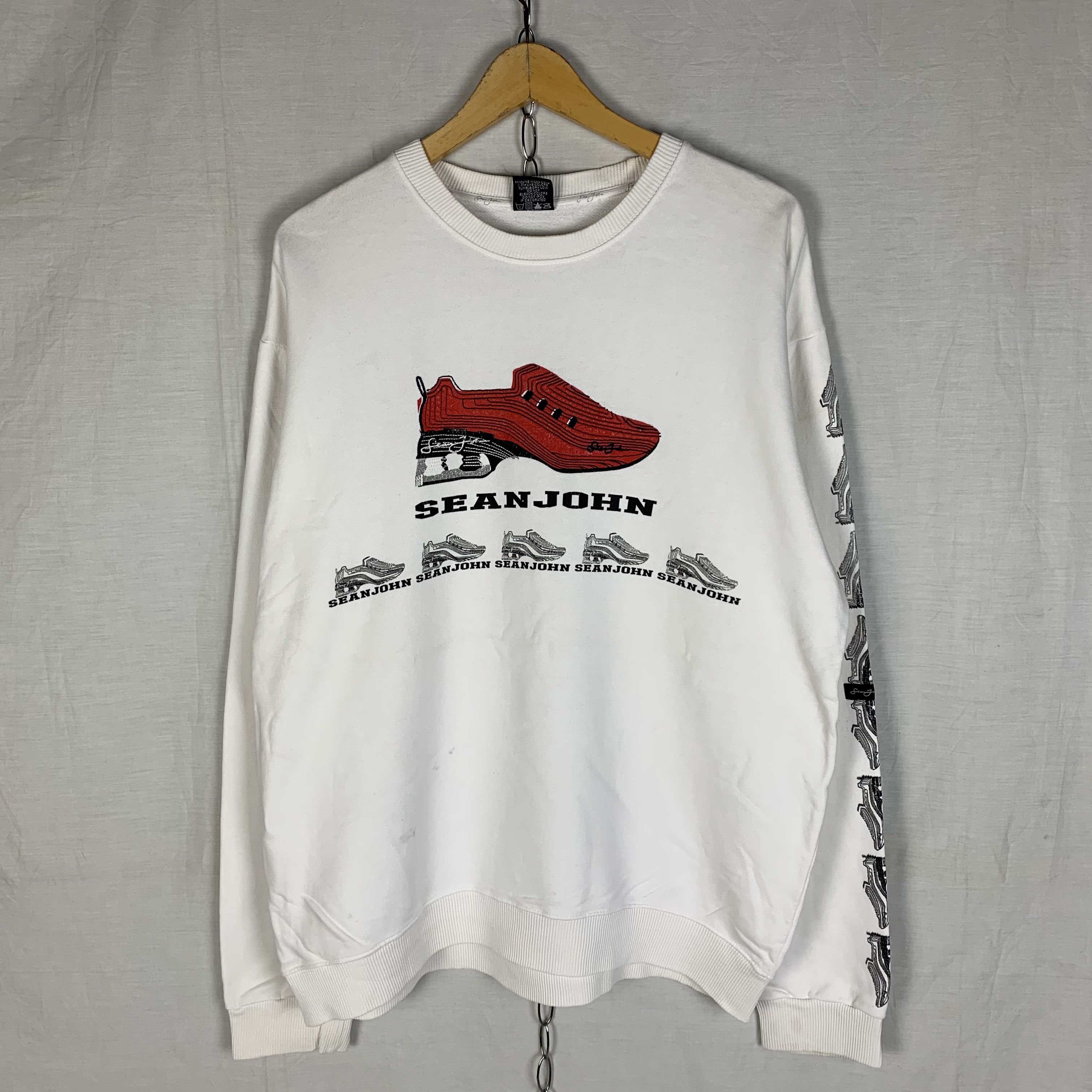 Sean John ホワイト ジャンパー L/XL Sean John Varsity Jacket | eBay