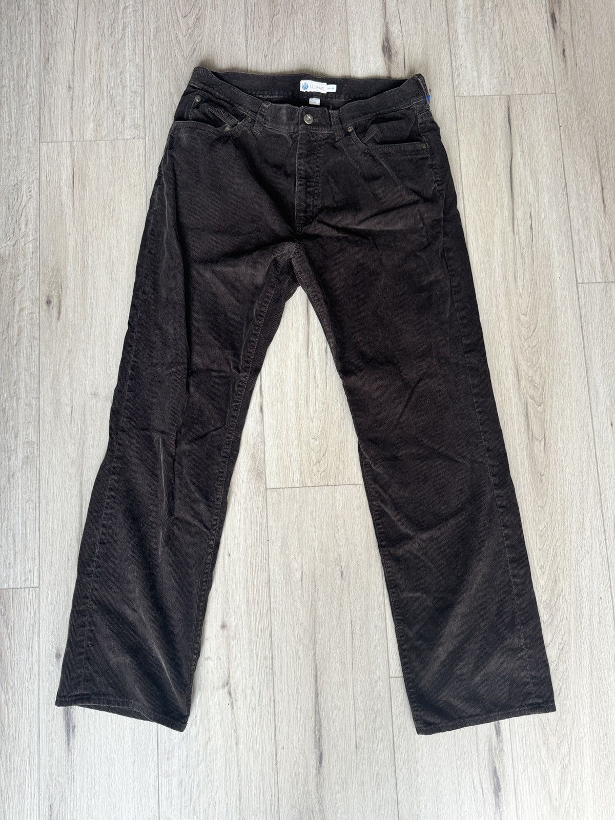 J.Crew Mocha Brown Corduroy J.Crew Trousers Size US 34 / EU 50 - 1 Thumbnail