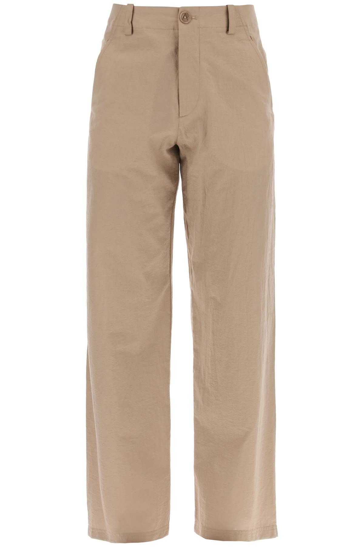 image of A P C Mathurin Crepe Pants in Marrone, Men's (Size 36)
