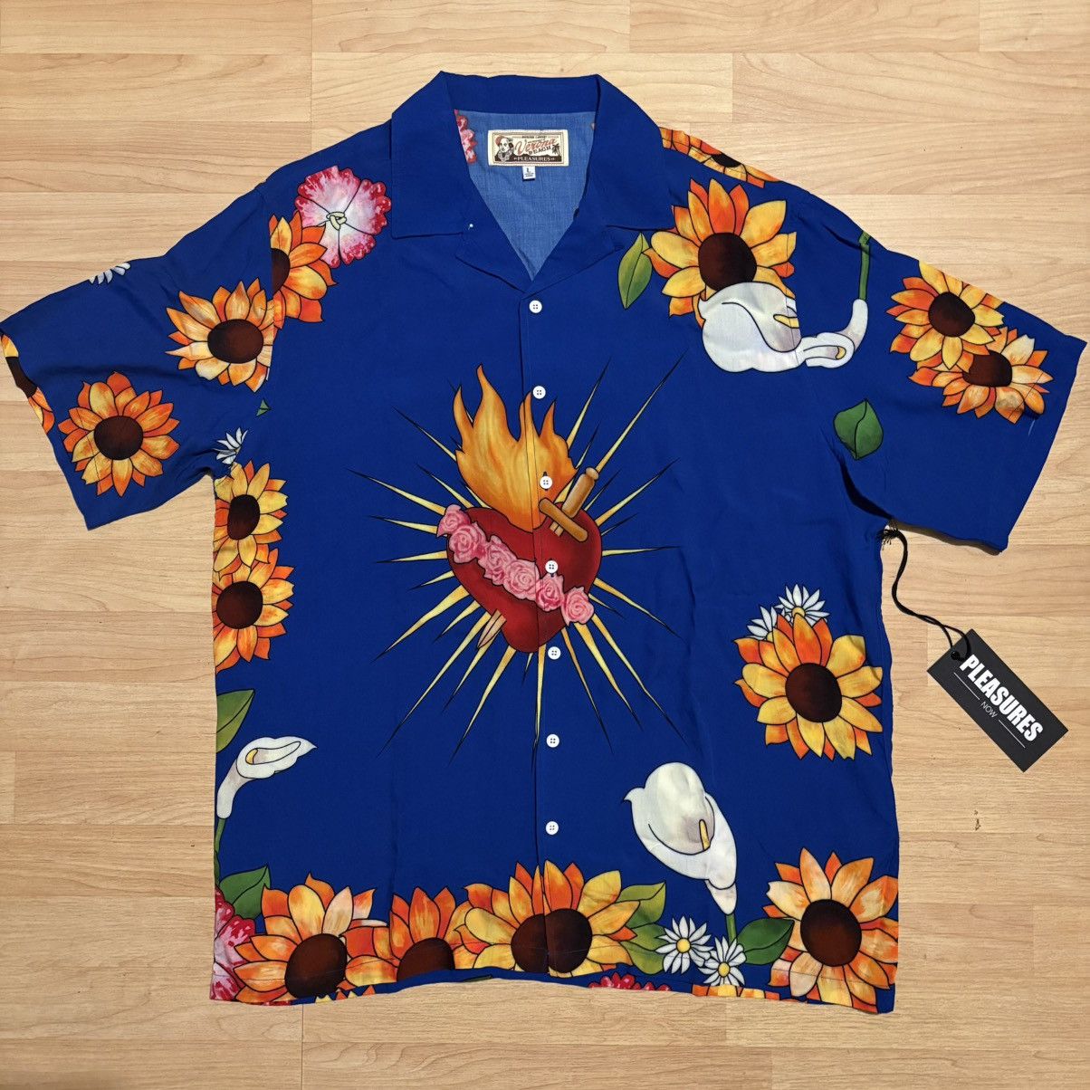 Pleasures PLEASURES ROMEO & JULIET GANGSTER BUTTON UP SHIRT | Grailed