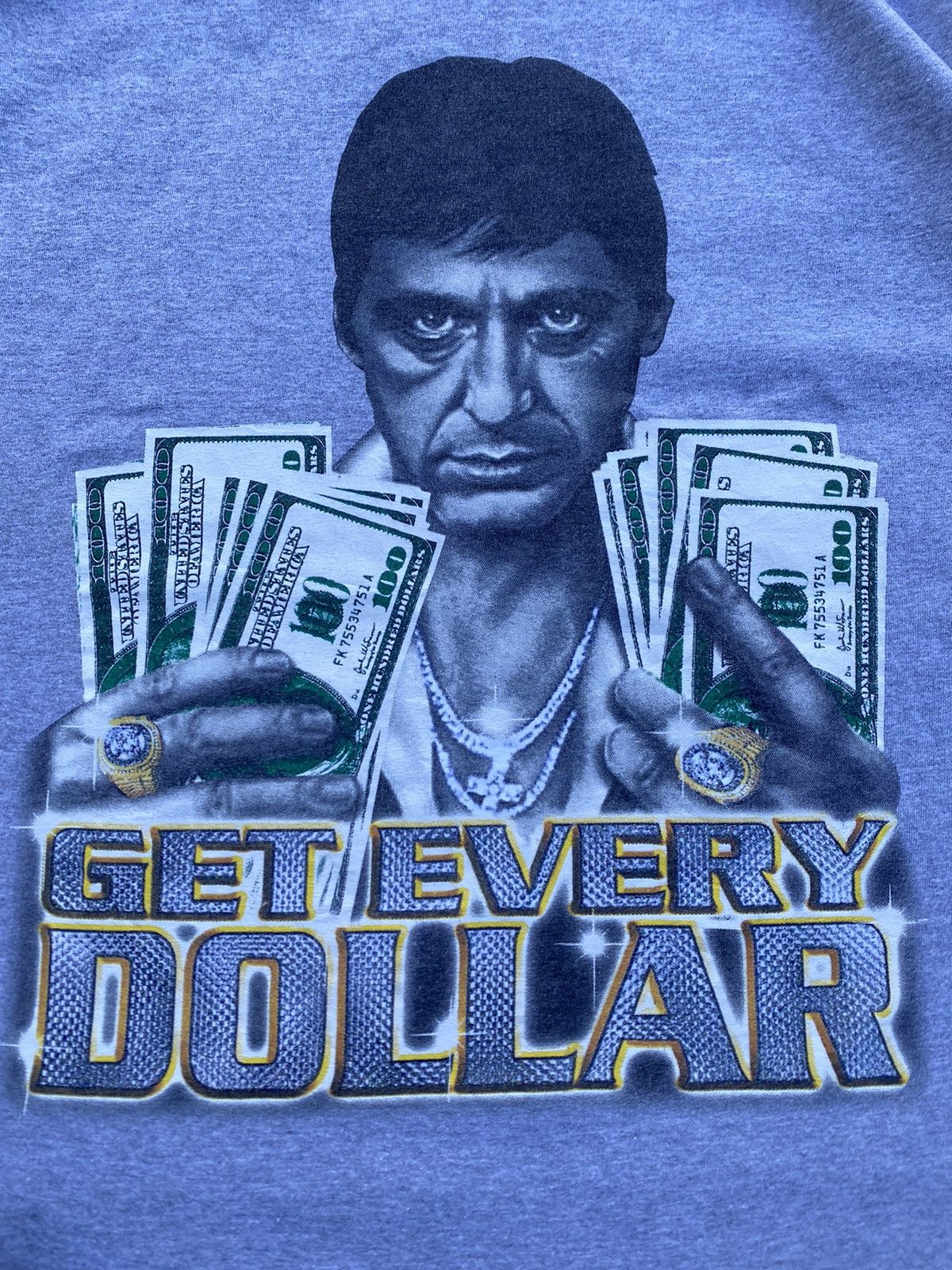 Vintage Vintage 90s Scarface “Tony Montana” Mob Gangster Crime Drama Size US XL / EU 56 / 4 - 15 Thumbnail