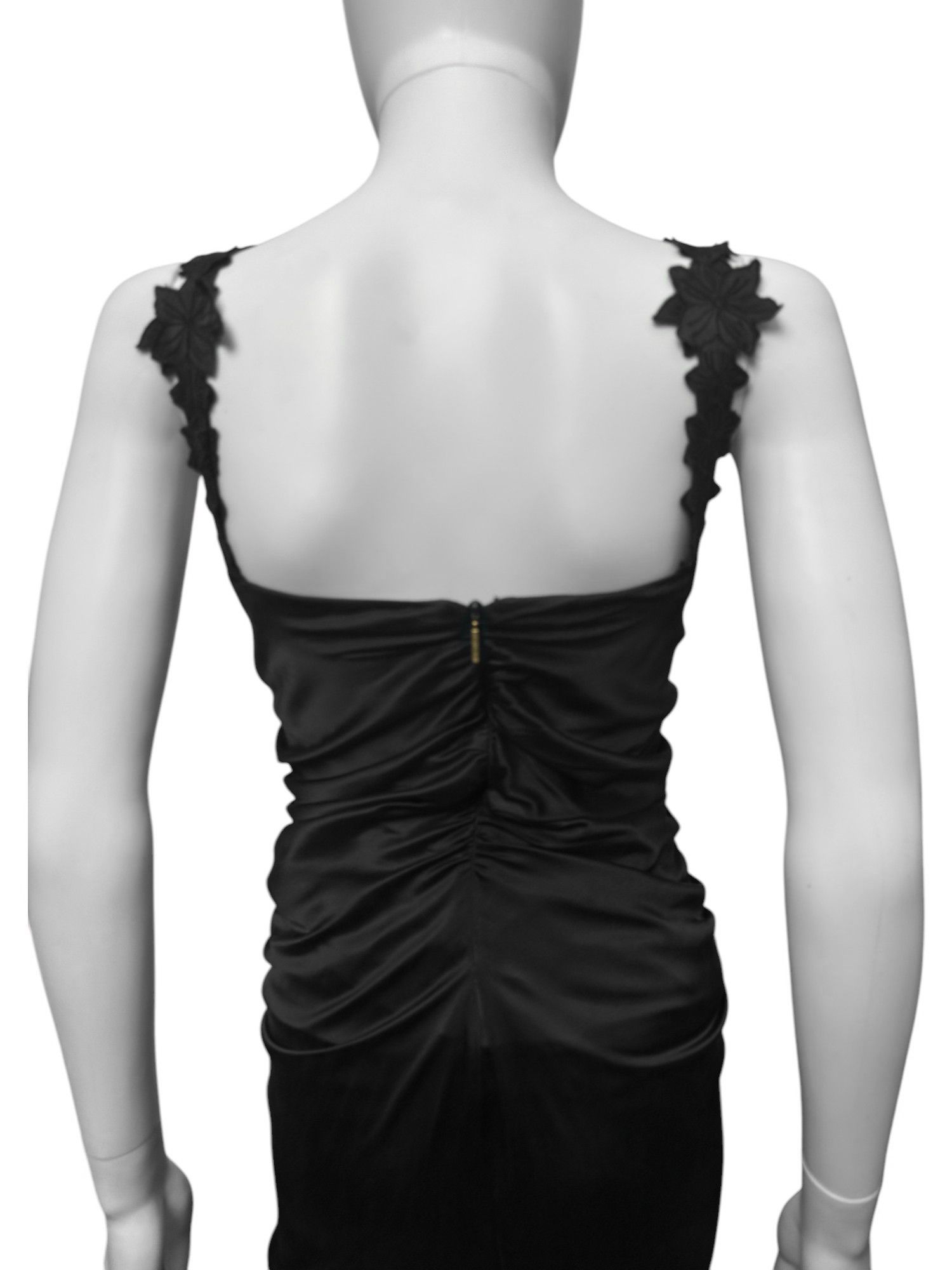Roberto Cavalli S/S 2021 Silk Black Dress Size S / US 4 / IT 40 - 6 Thumbnail