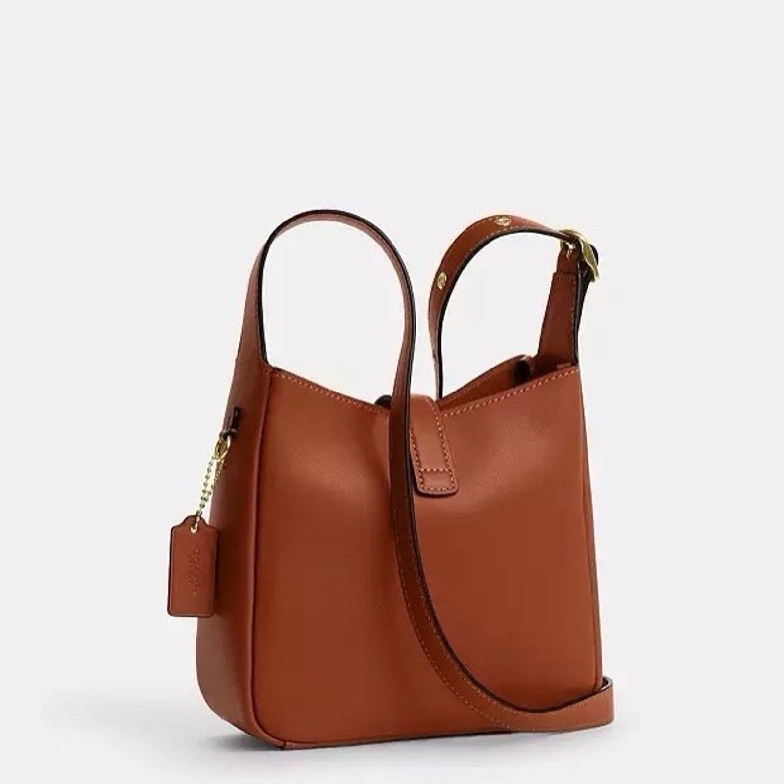 Coach NWT Coach Hadley Mini Crossbody Bag CBM63 Gold/Tan Size ONE SIZE - 8 Thumbnail