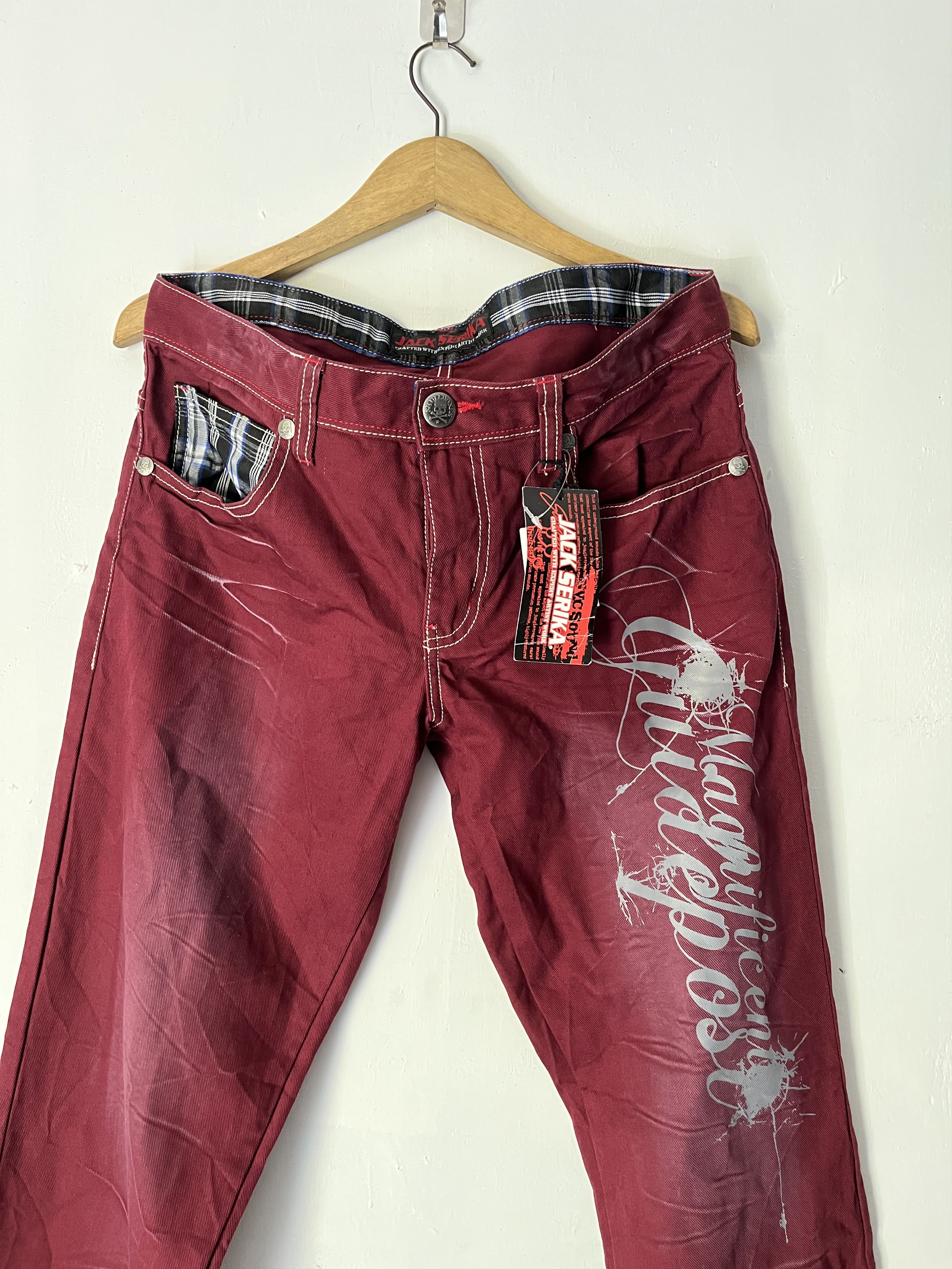 Isamu Katayama Backlash Jack serika vampire blood vkei style jeans Size US 33 - 3 Thumbnail