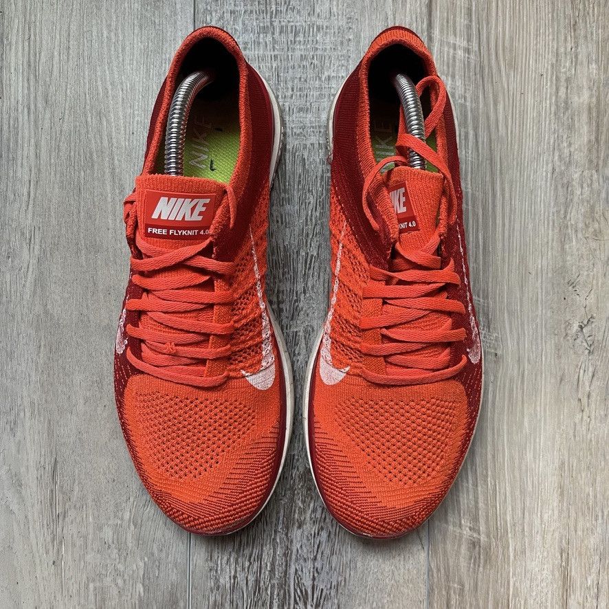 Nike NIKE • Free Flyknit 4.0 "2013 Bright Crimson" (10M) Size US 10 / EU 43 - 9 Thumbnail