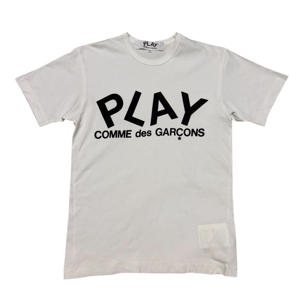 CDG by Comme des Garcons AD2005 Comme Des Garcons CDG Play Big Logo T Shirt Size US M / EU 48-50 / 2 - 1 Thumbnail