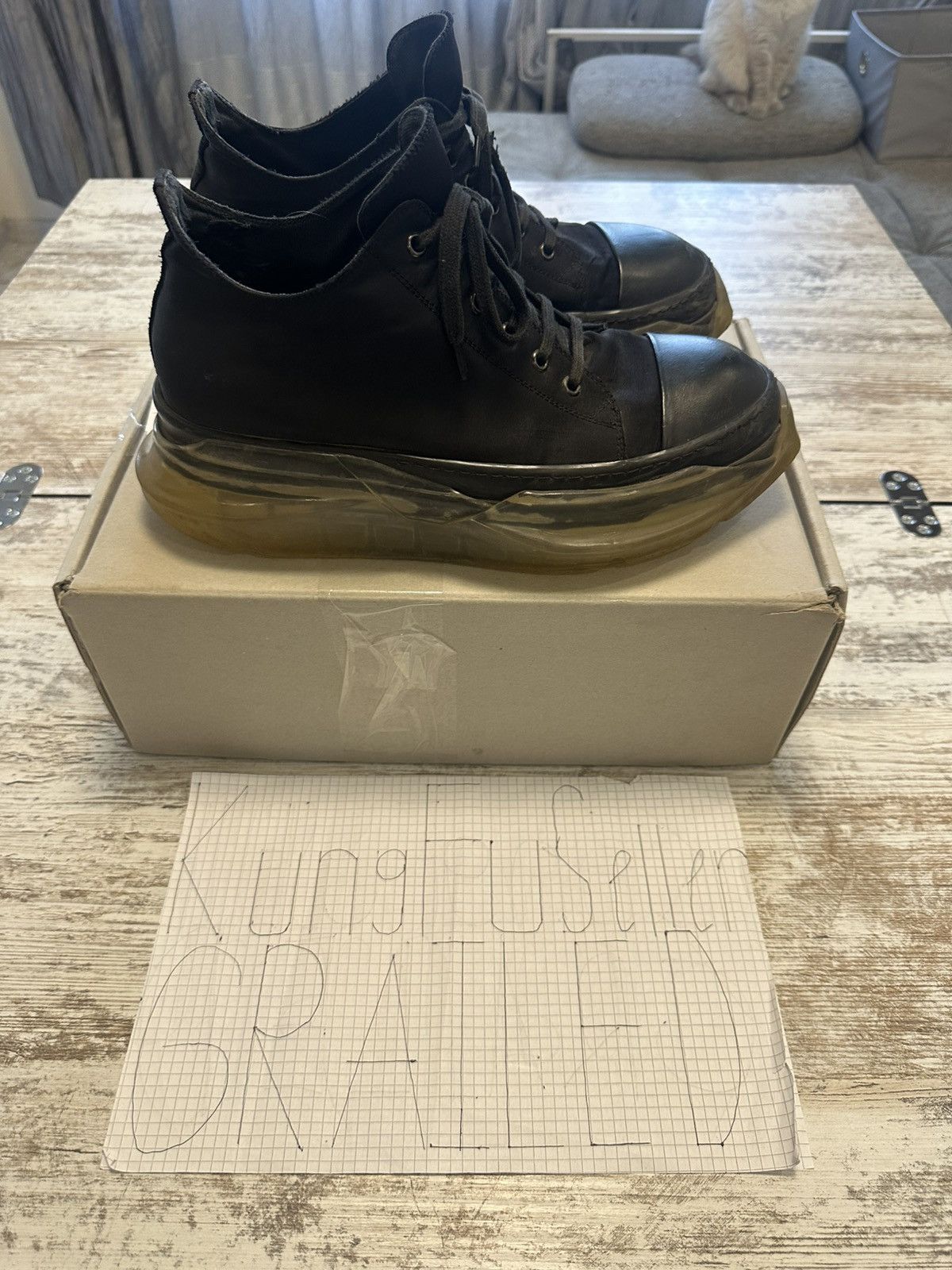 Rick Owens Abstract Sole | Grailed
