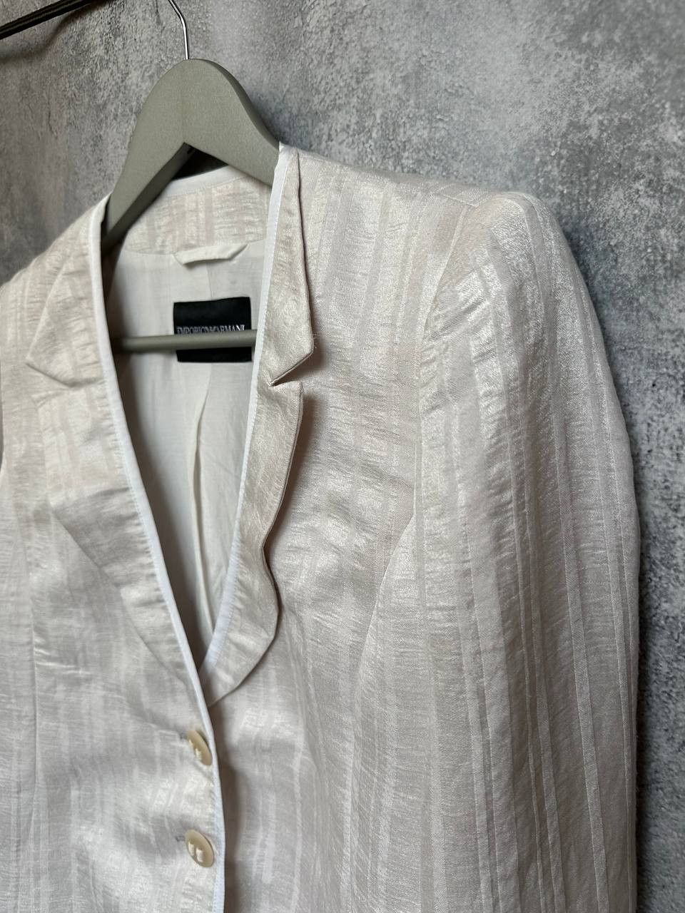 Emporio Armani RRP $900 Emporio Armani Fitted Single-Breasted Blazer Size M / US 6-8 / IT 42-44 - 6 Thumbnail
