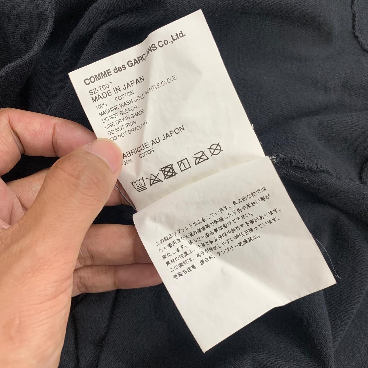 Comme des Garcons Comme des Garcons Side Taped Long Sleeve Size US L / EU 52-54 / 3 - 7 Thumbnail