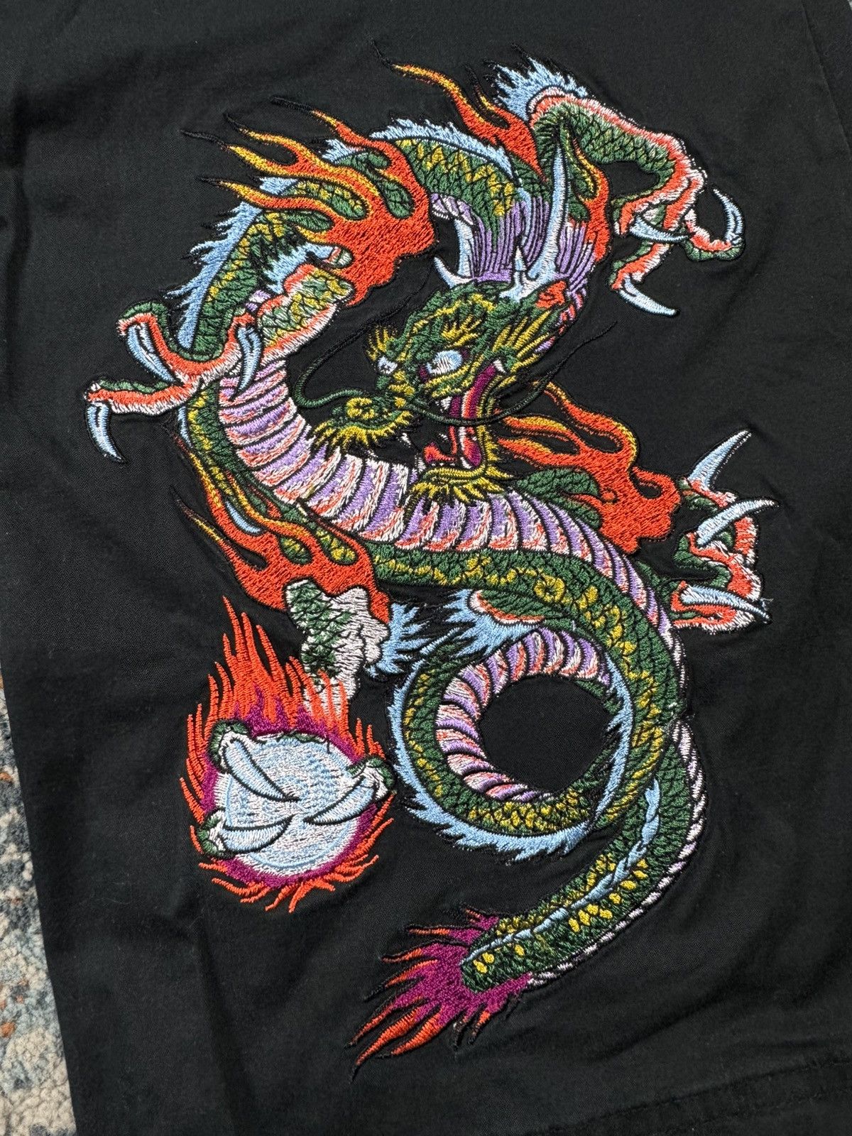 Ed Hardy Ed Hardy x urban outfitters embroidered dragon baggy pants Size 27" / US 4 / IT 40 - 12 Thumbnail