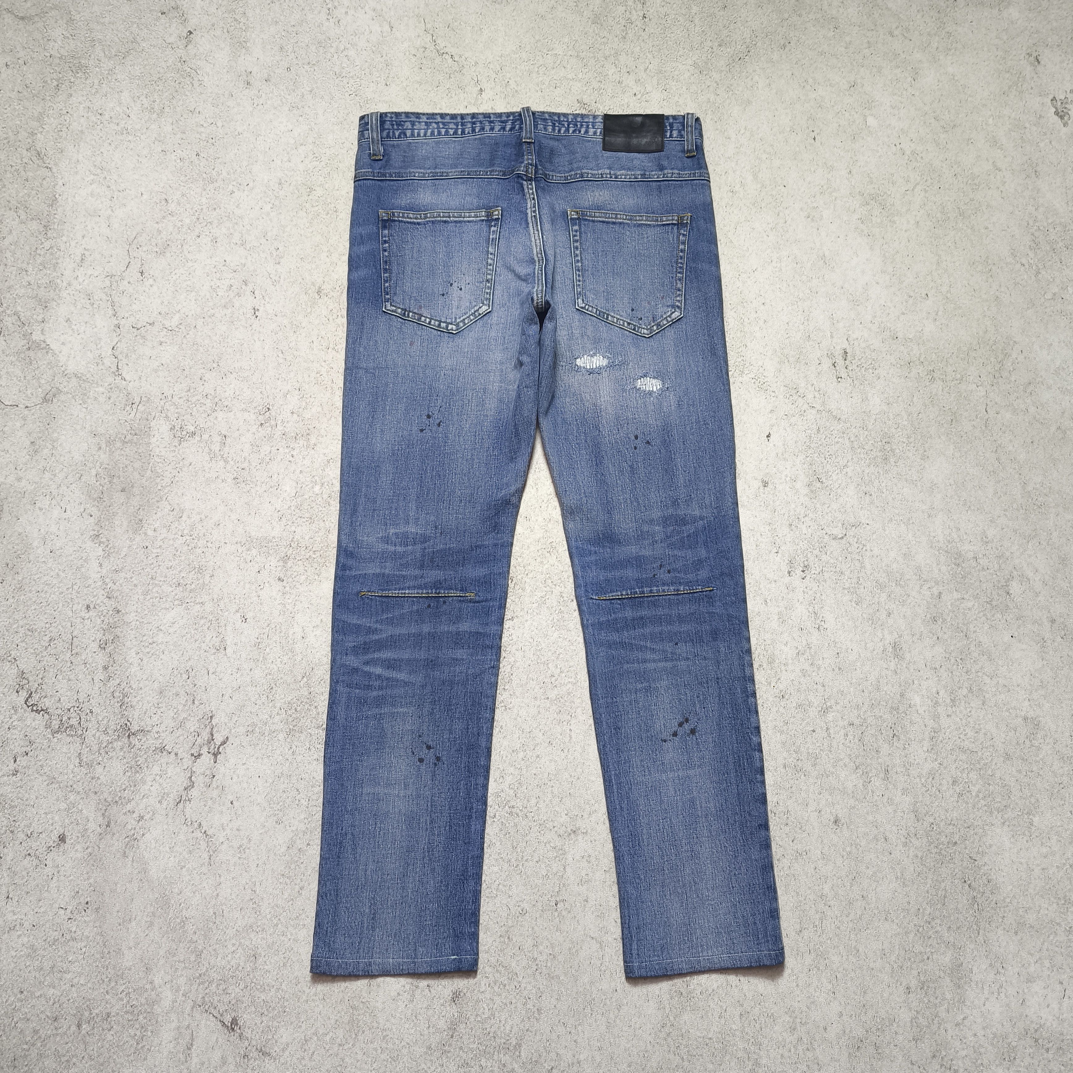 Number (N)ine Number Nine x Loveless Guild Prime Denim Pants Size US 30 / EU 46 - 10 Thumbnail
