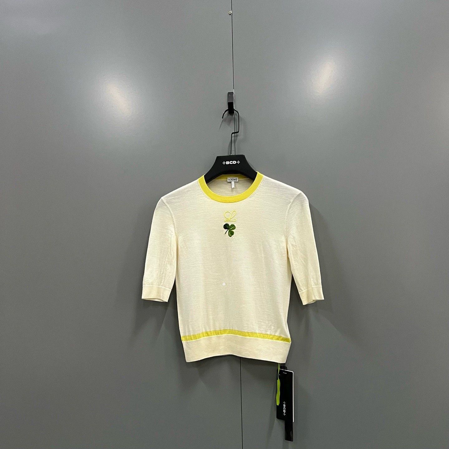 Loewe LOEWE Embroidered Knit Short Sleeve Top Size XS / US 0-2 / IT 36-38 - 1 Thumbnail