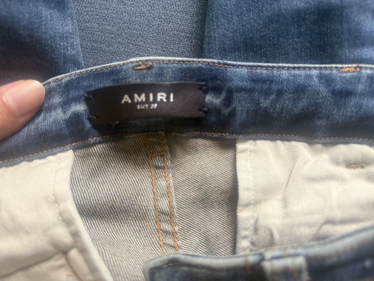 Amiri AMIRI Blue Cargo Skinny Jeans – Utility Denim 29 Size US 29 - 8 Thumbnail