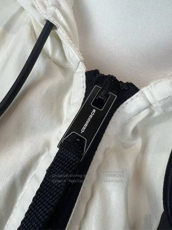 Burberry Burberry Women's L-Size White Cotton Coat. Size L / US 10 / IT 46 - 2 Thumbnail