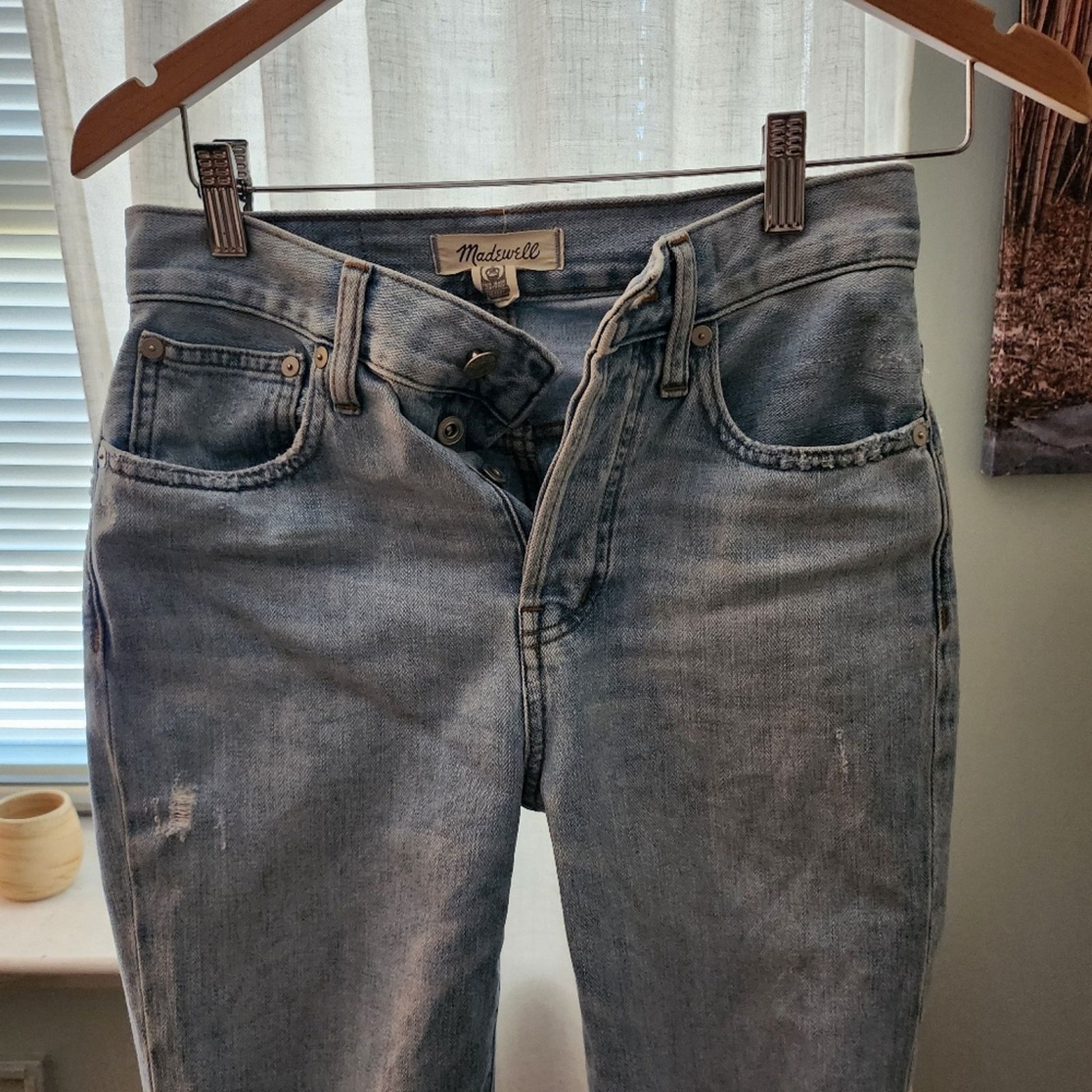 Madewell Madewell The Perfect Vintage Crop Jeans Size 25" / US 0 / IT 36 - 4 Thumbnail