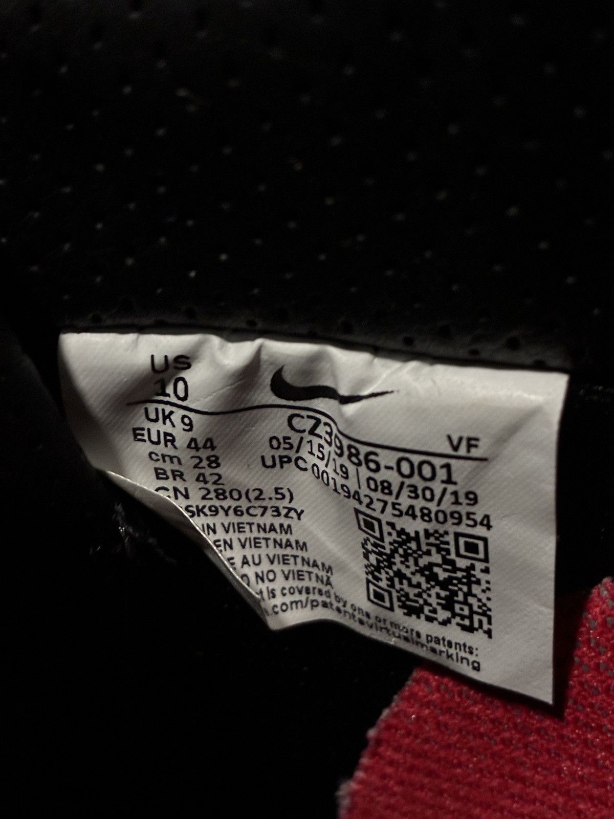 CLOT × Nike Nike Air Force 1 Low Fragment x Clot SKU CZ3986-001 Size US 10 / EU 43 - 11 Thumbnail