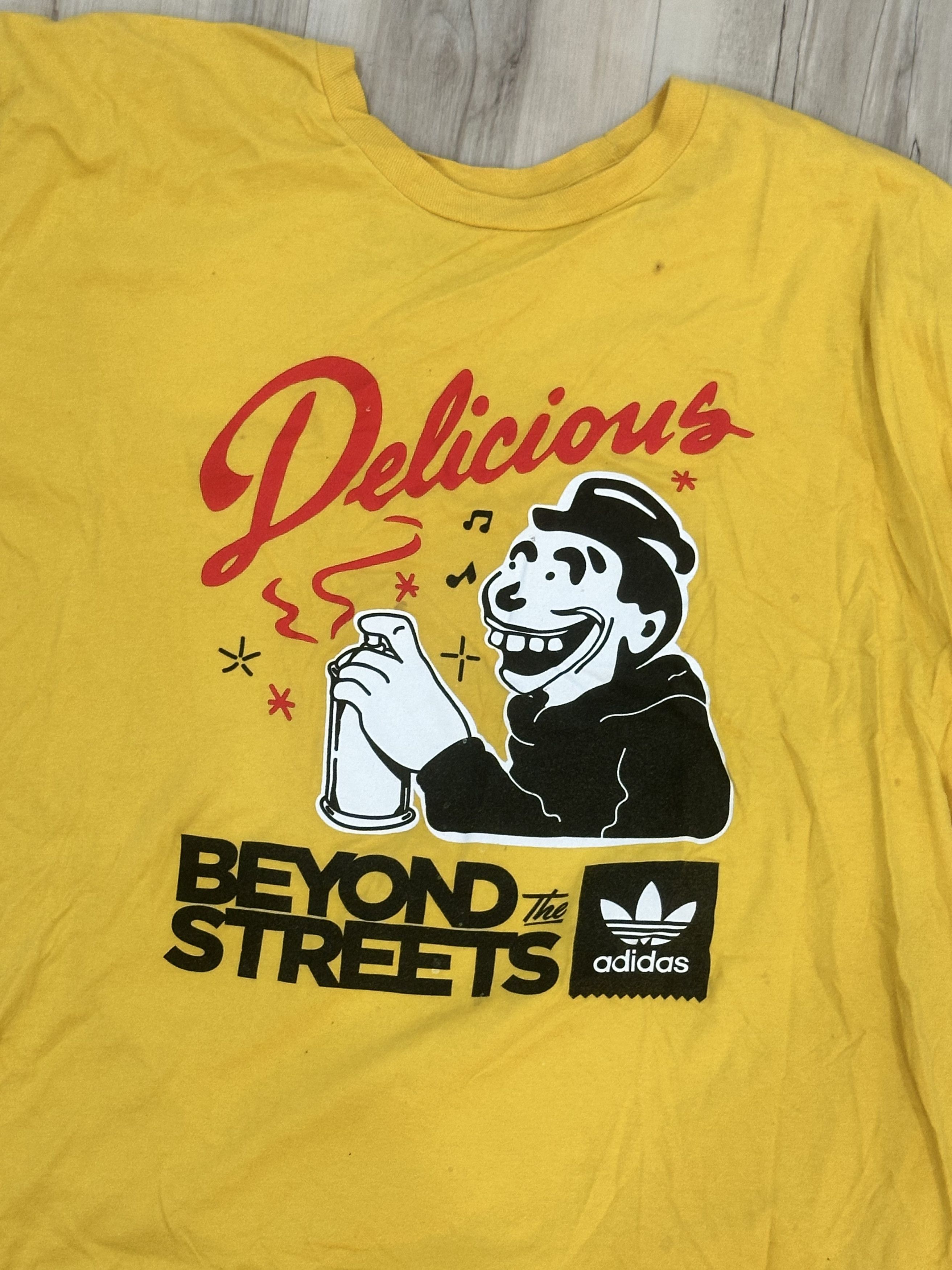 Other Adidas x Beyond the Streets x Delicious Vinyl 2XL Promo Tee Size US XXL / EU 58 / 5 - 2 Thumbnail