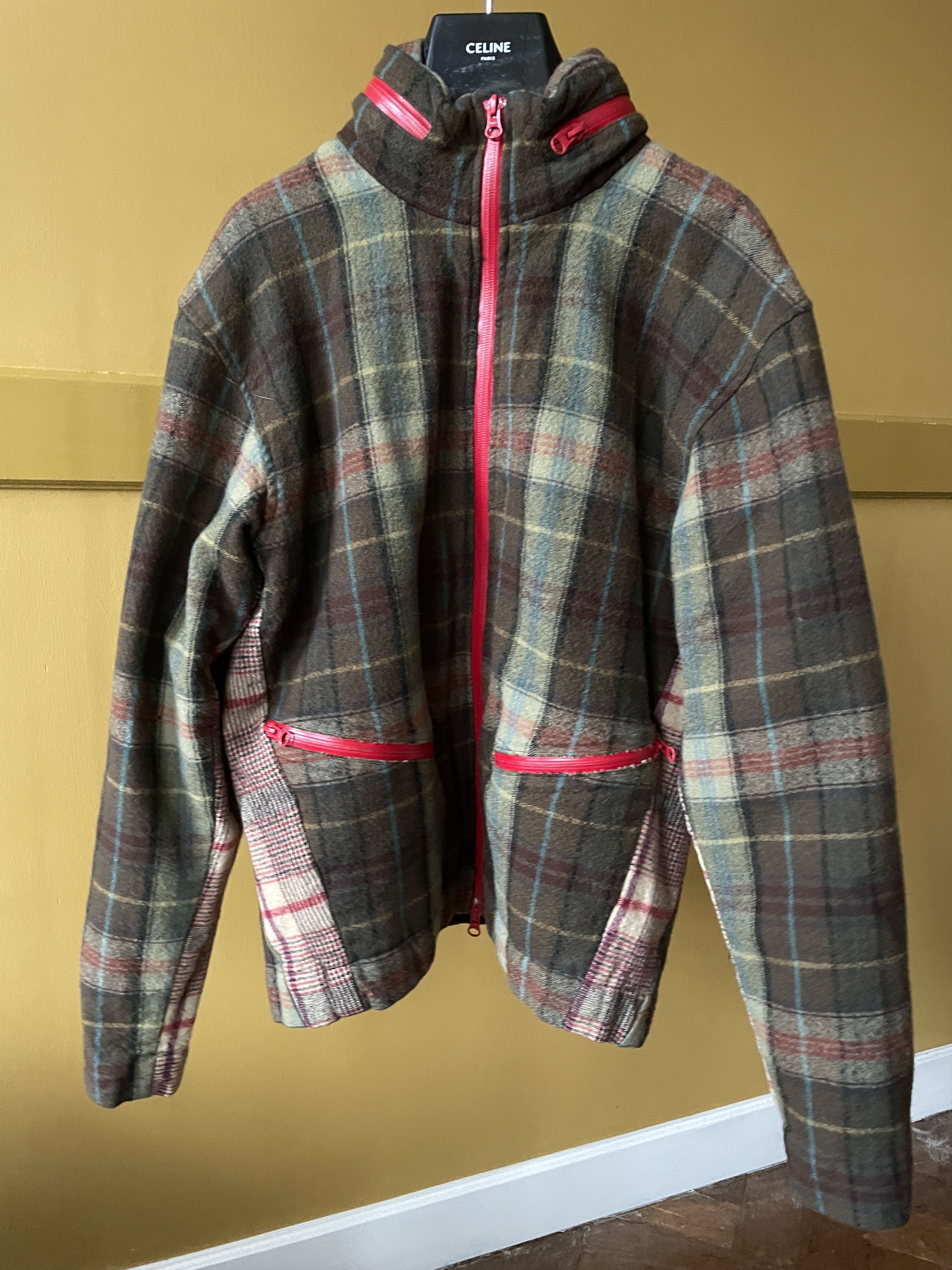 Comme des Garcons CDG Plaid Wool Flannel Jacket 2008 | Grailed