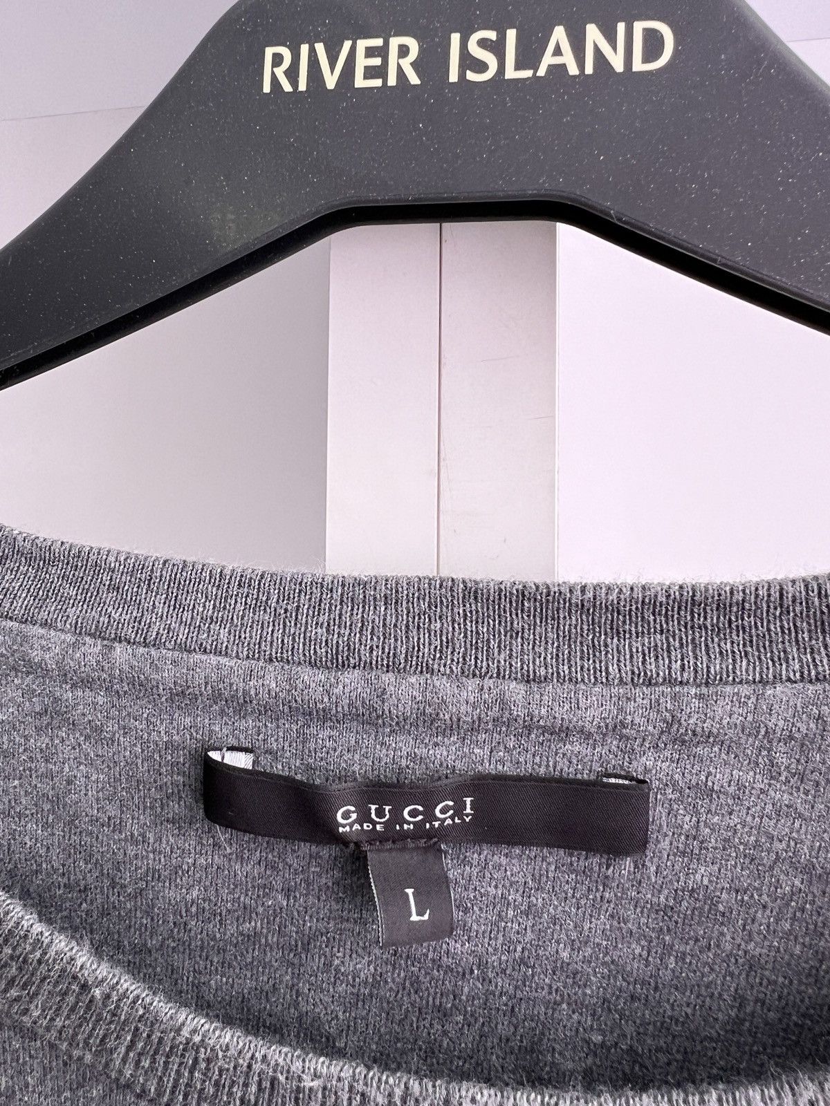 Designer × Gucci × Vintage Vintage Gucci Made In italy Big Logo Spell Out Sweatshirt Size US M / EU 48-50 / 2 - 10 Thumbnail