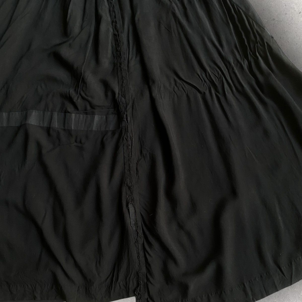 Yohji Yamamoto Ground Y SS18 Rayon Patchwork Skirt Size 28" / US 6 / IT 42 - 7 Thumbnail