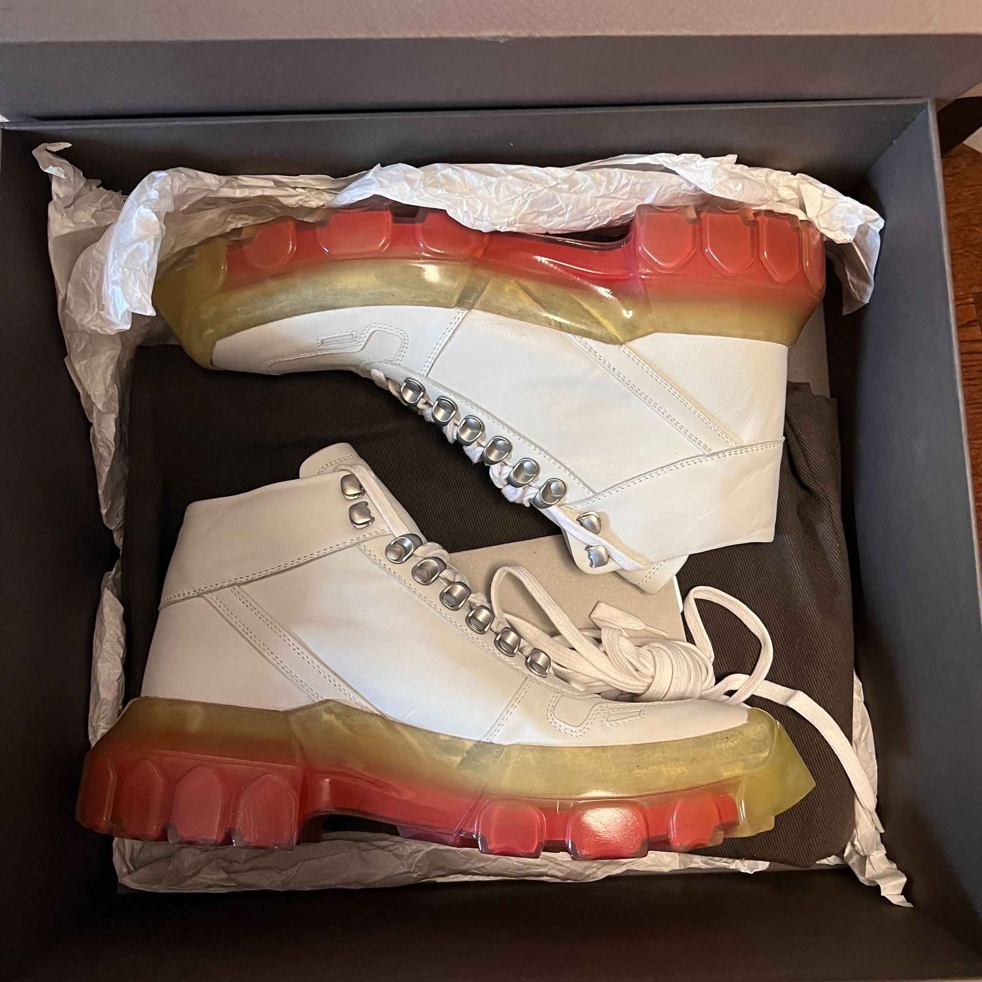 Rick Owens Rick Owens Mainline Leather Rainbow Boots Size US 8 / EU 41 - 1 Thumbnail