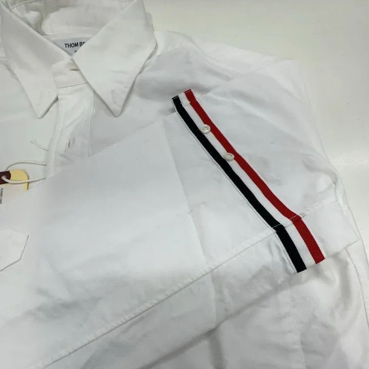 Thom Browne Thom Browne Classic Stripe Oxford Long Sleeve Shirt -2507 Size US M / EU 48-50 / 2 - 6 Thumbnail