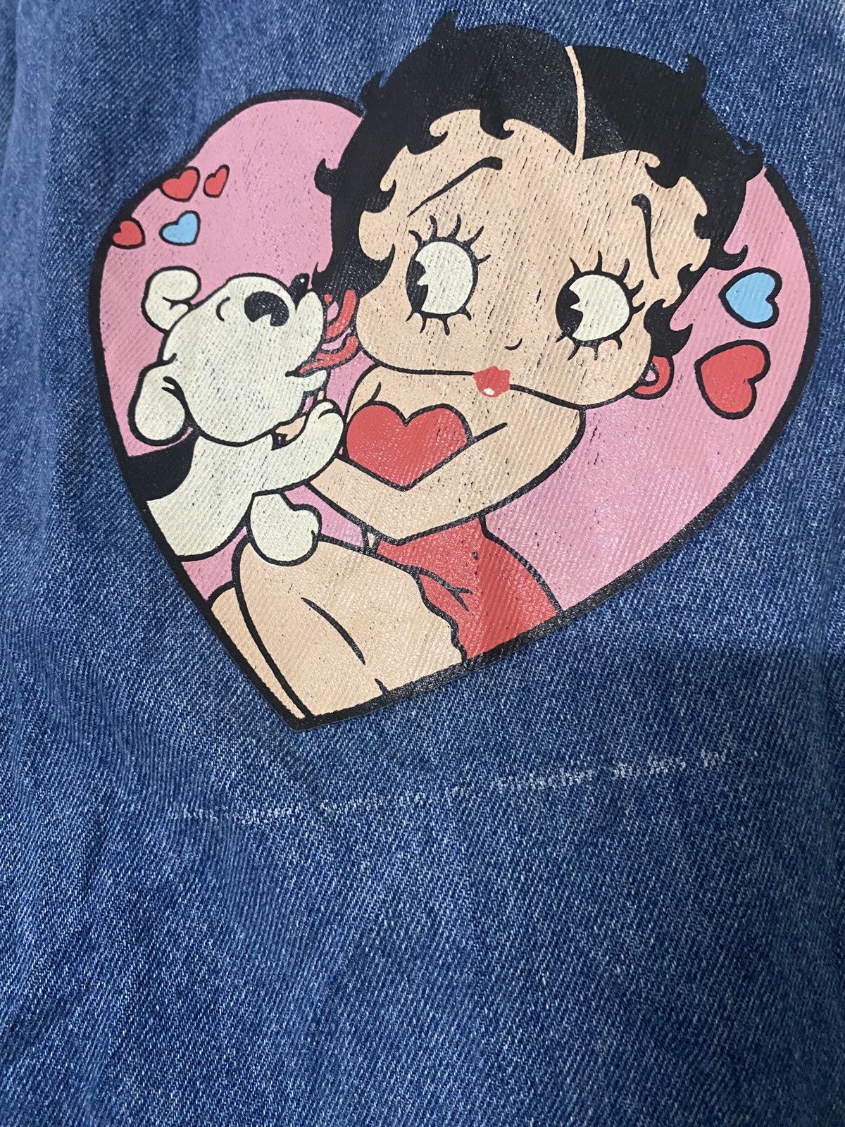 Cartoon Network × Vintage Vintage Betty Boop Jeans Size 28" / US 6 / IT 42 - 4 Thumbnail