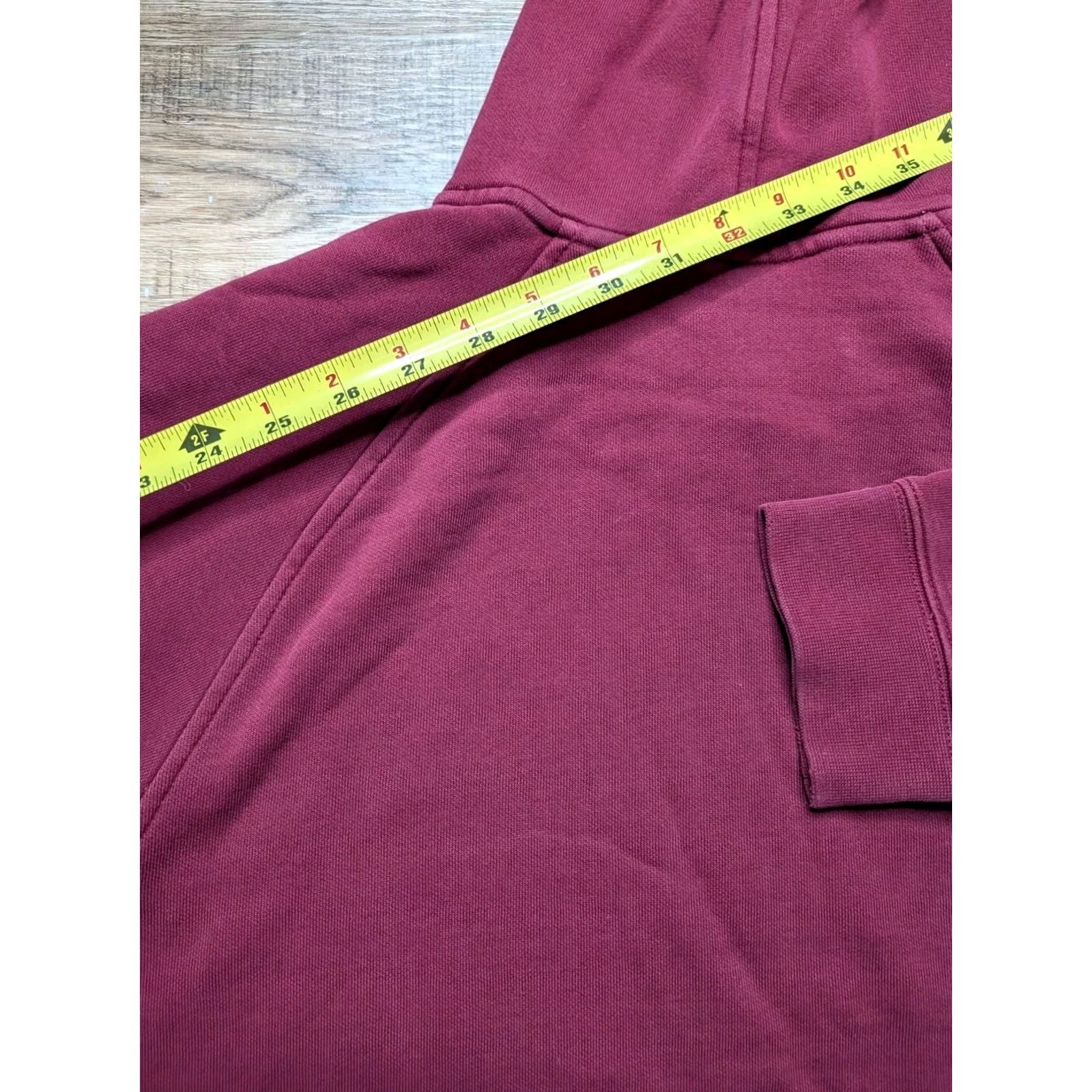 Nike VINTAGE Nike Hoodie Mens M Burgundy Y2K Essential Sportswear Size Excellent Condition Size US M / EU 48-50 / 2 - 6 Thumbnail