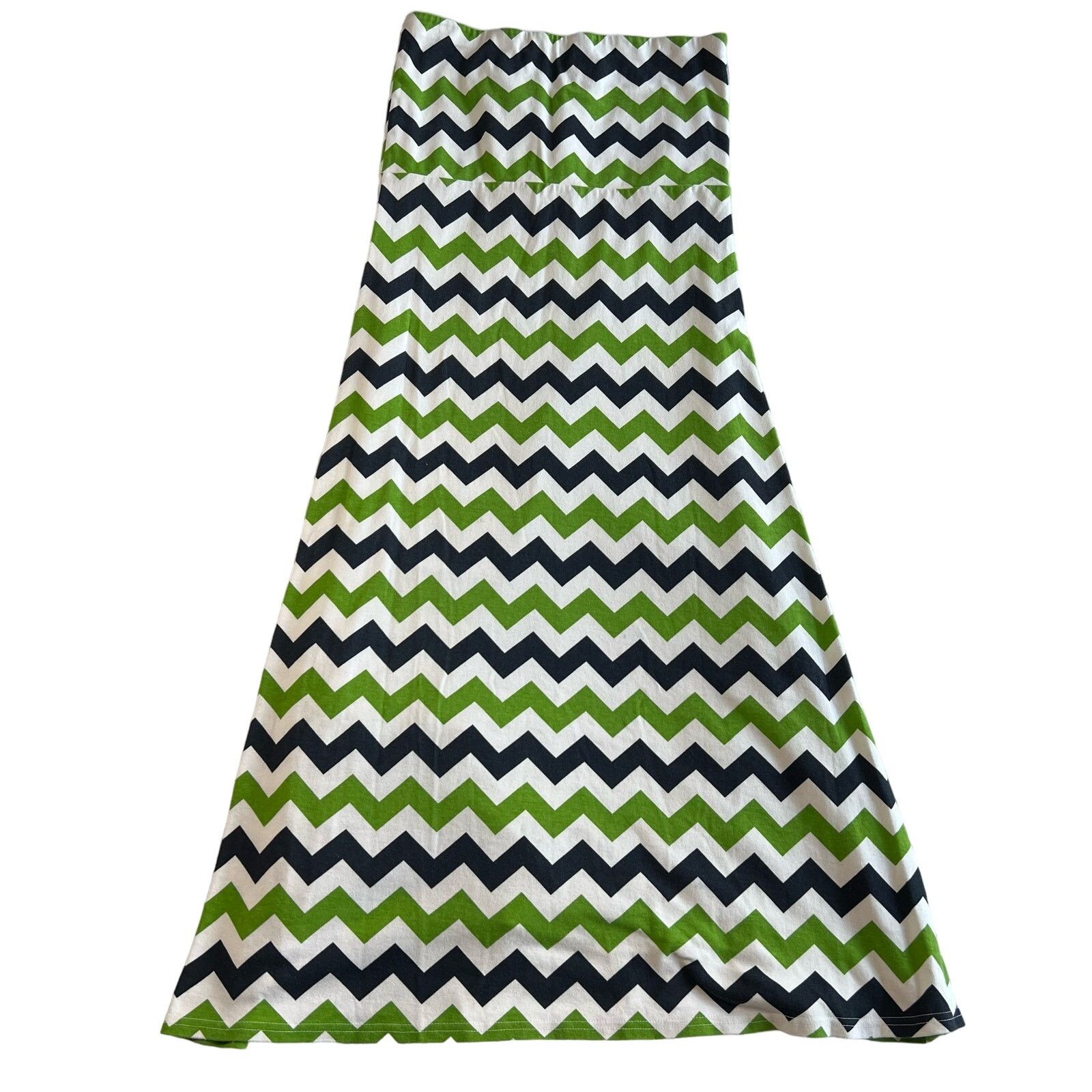 Other LOLLY MOLLY Womens M/L Strapless Zigzag Chevron Maxi Dress Size M / US 6-8 / IT 42-44 - 2 Thumbnail