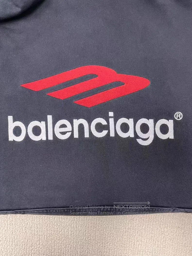Balenciaga Balenciaga Letter Pattern Printed Hooded Casual Sweatshirt Size US S / EU 44-46 / 1 - 3 Thumbnail