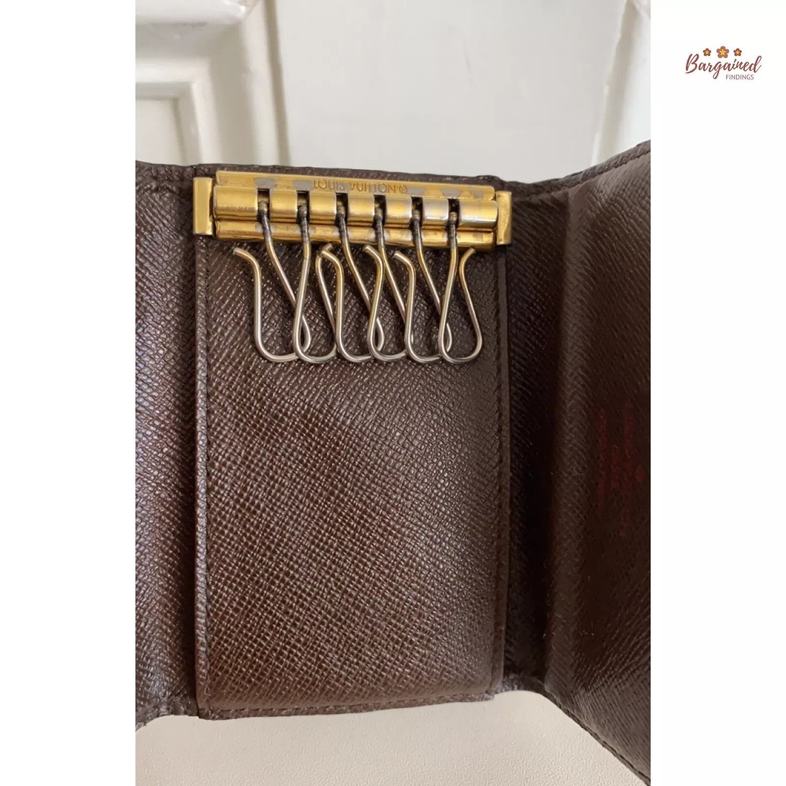 Louis Vuitton Louis Vuitton Damier Ebene Canvas Leather 6 Key Holder Size ONE SIZE - 8 Thumbnail