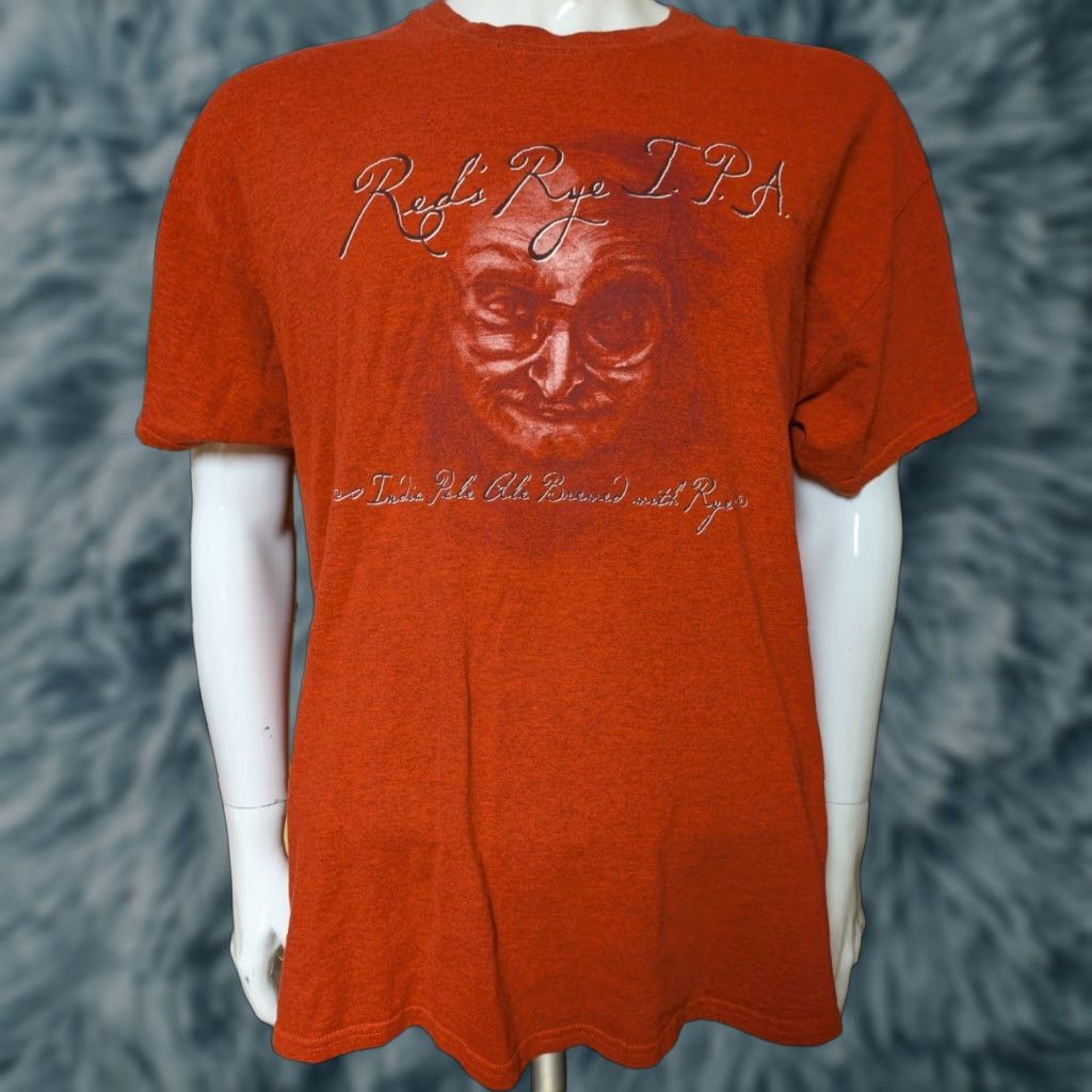Gildan Founders Brewing Red Rye IPA T Shirt XL Men's Orange Graphic Tee Beer 90% Cotton 10% Polyester Gildan Size US XL / EU 56 / 4 - 1 Thumbnail