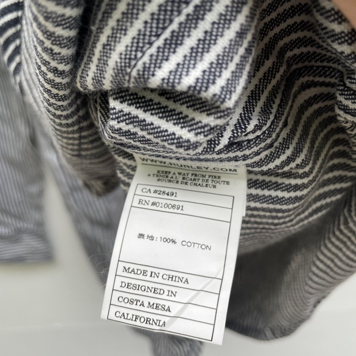 Hurley 💥Hurley Hikory Stripe Jacket Size US M / EU 48-50 / 2 - 11 Thumbnail