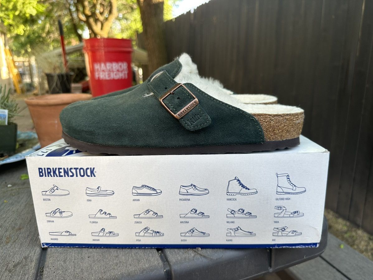 Kith birkenstock green color way