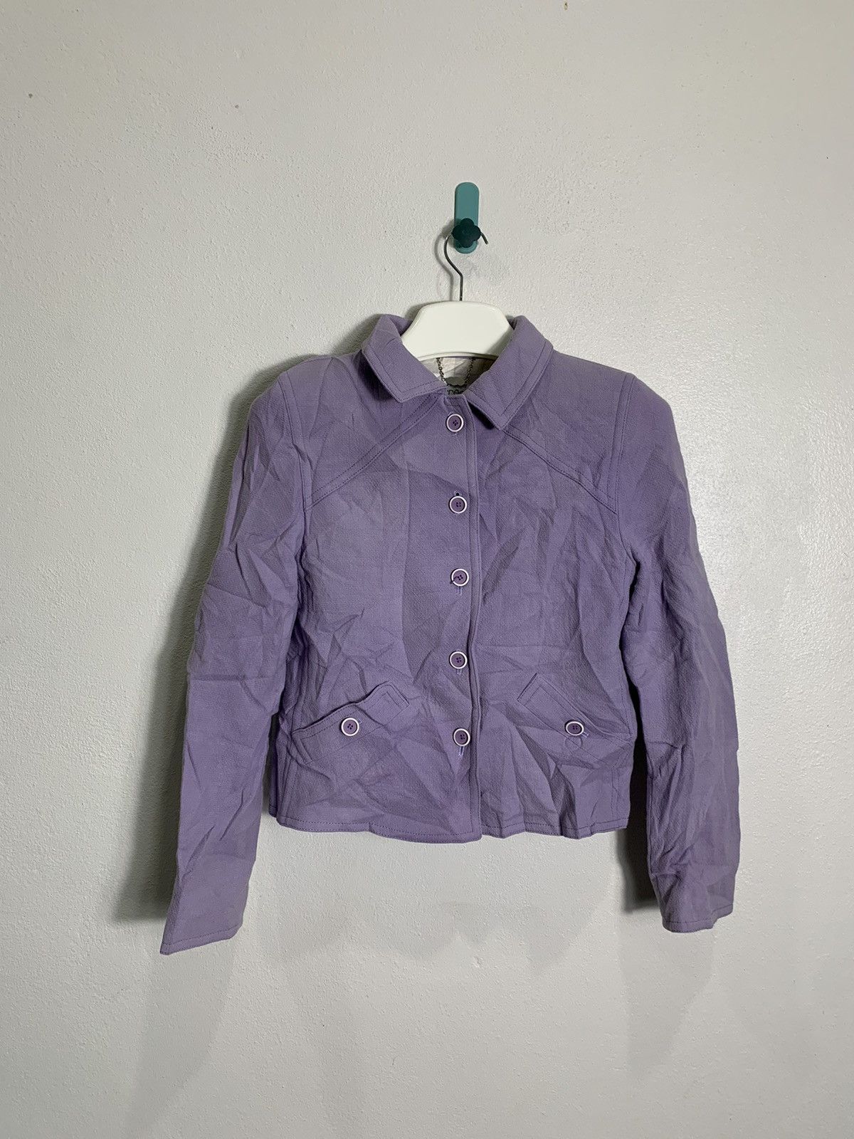 Courreges Courreges Cropped jacket wool Size S / US 4 / IT 40 - 1 Thumbnail