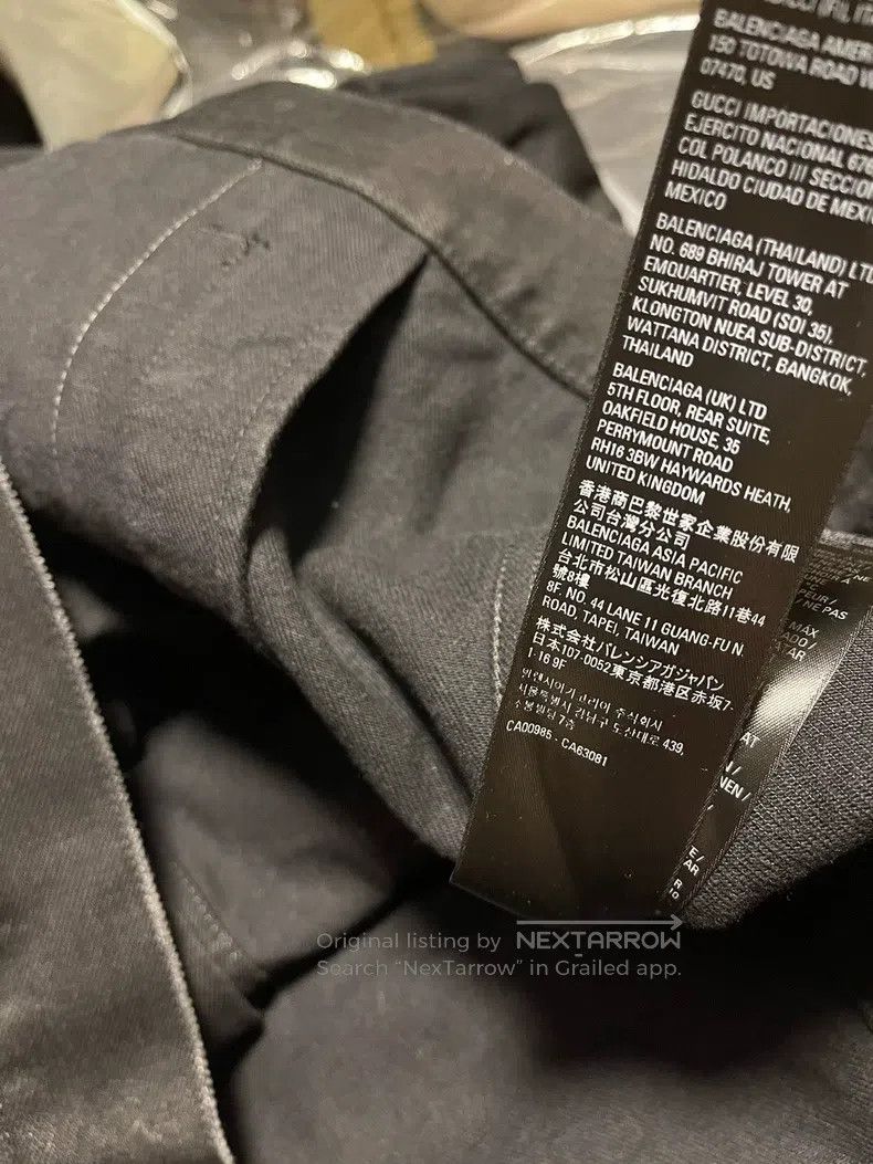 Balenciaga Balenciaga Letter Printed Distressed Washed Denim Jacket Size US S / EU 44-46 / 1 - 8 Thumbnail