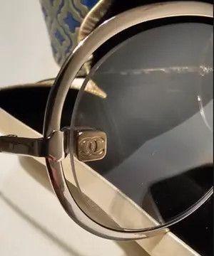 CHANEL Sunglasses 4030 Rimless Rhinestone 4017 Shields