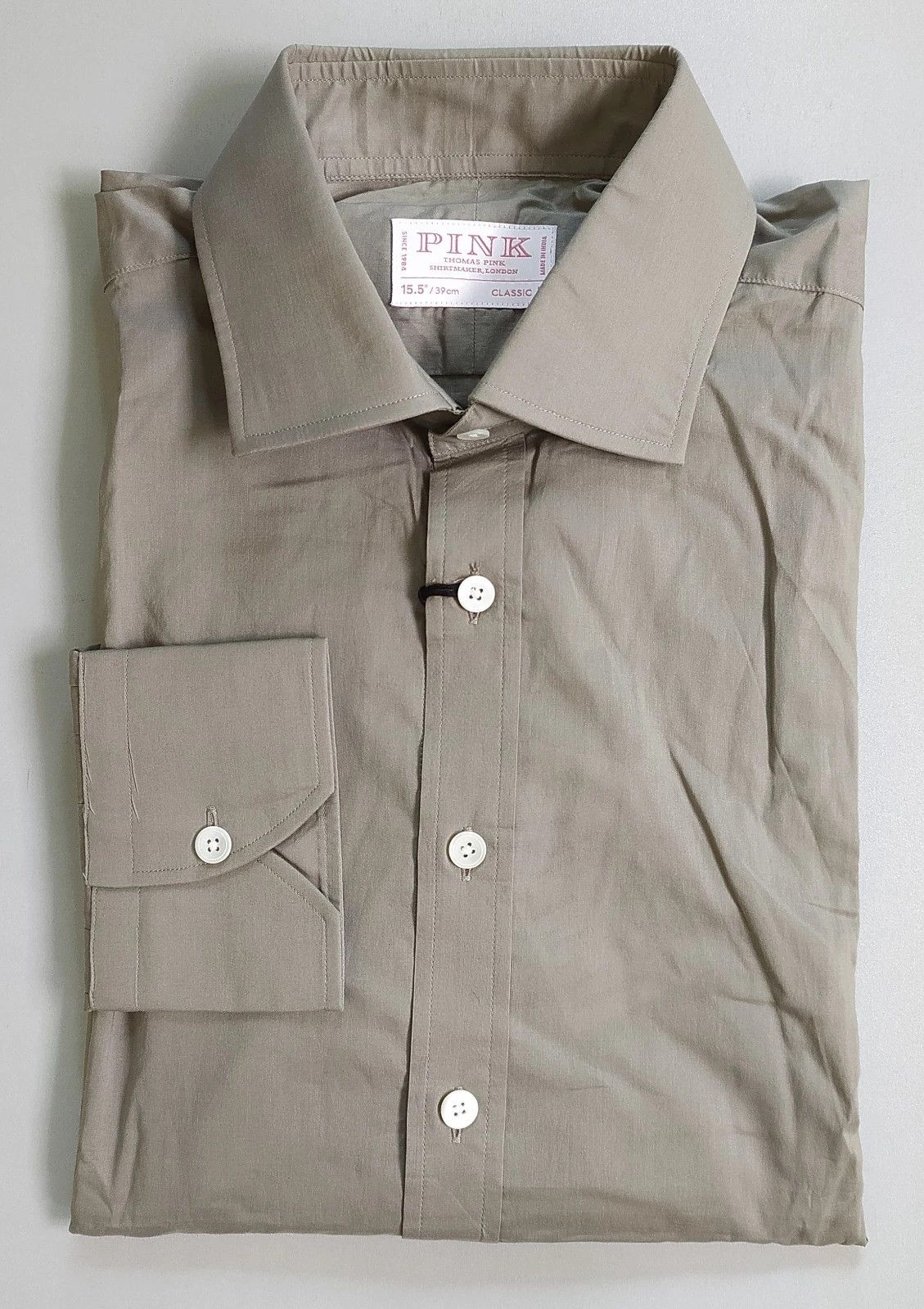 Thomas Pink Thomas Pink Classic Fit Mussoletta Formal Shirt T 0025 Size US S / EU 44-46 / 1 - 1 Thumbnail